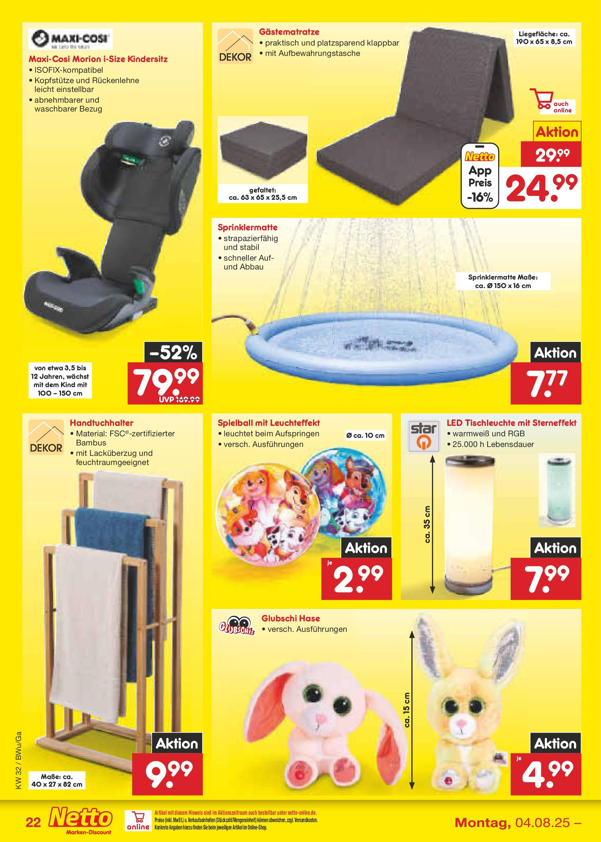 Netto Marken-Discount prospekt Osterode (ab 04.08.2025) » Angebote | Seite: 38 | Produkte: Handtuchhalter Netto Marken-Discount prospekt Osterode (ab 04.08.2025) » Angebote | Seite: 38 | Produkte: Handtuchhalter