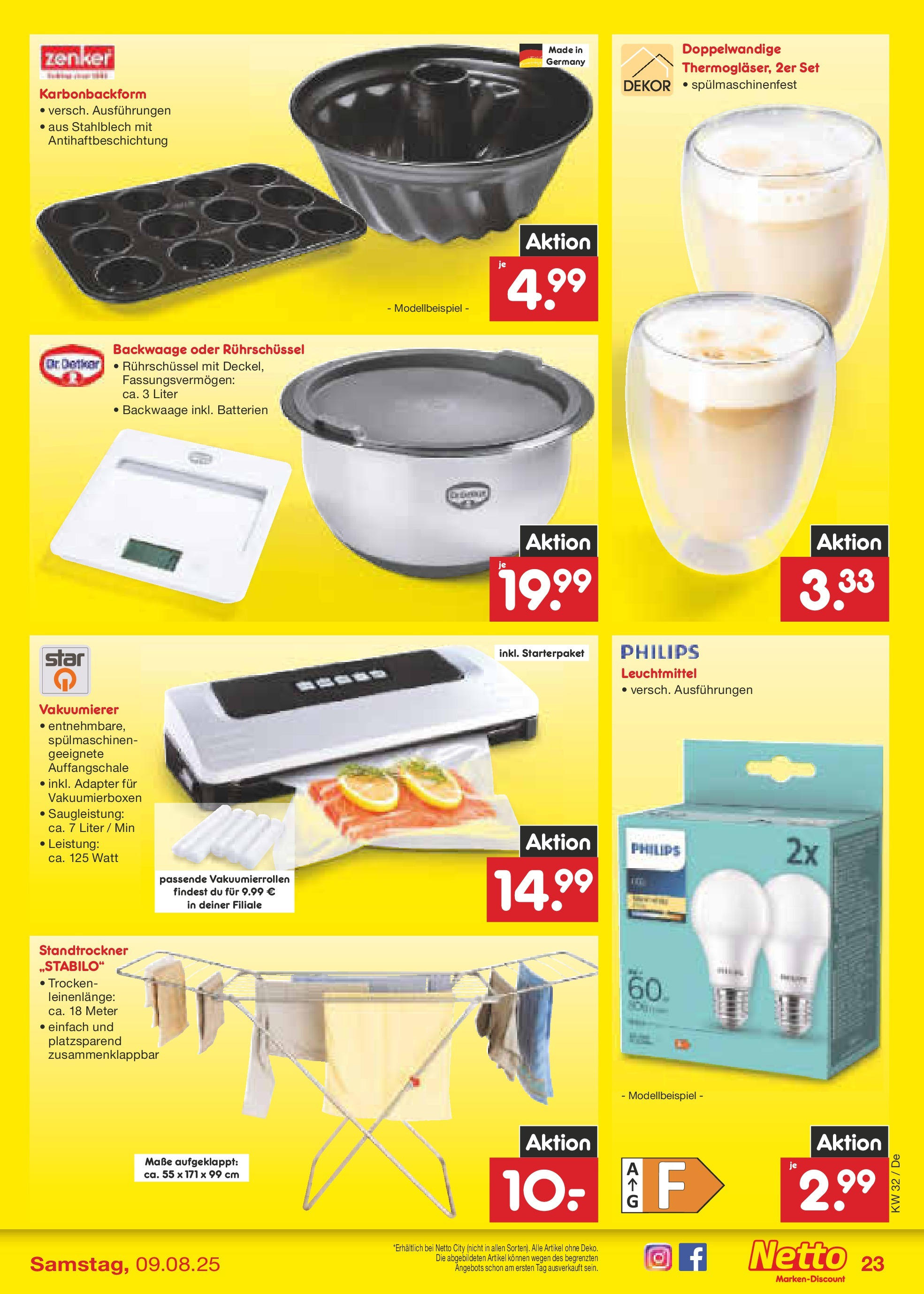 Netto Marken-Discount prospekt Waiblingen-Bittenfeld (ab 04.08.2025) » Angebote | Seite: 39 | Produkte: Adapter, Philips, Batterien, Vakuumierer Netto Marken-Discount prospekt Waiblingen-Bittenfeld (ab 04.08.2025) » Angebote | Seite: 39 | Produkte: Adapter, Philips, Batterien, Vakuumierer
