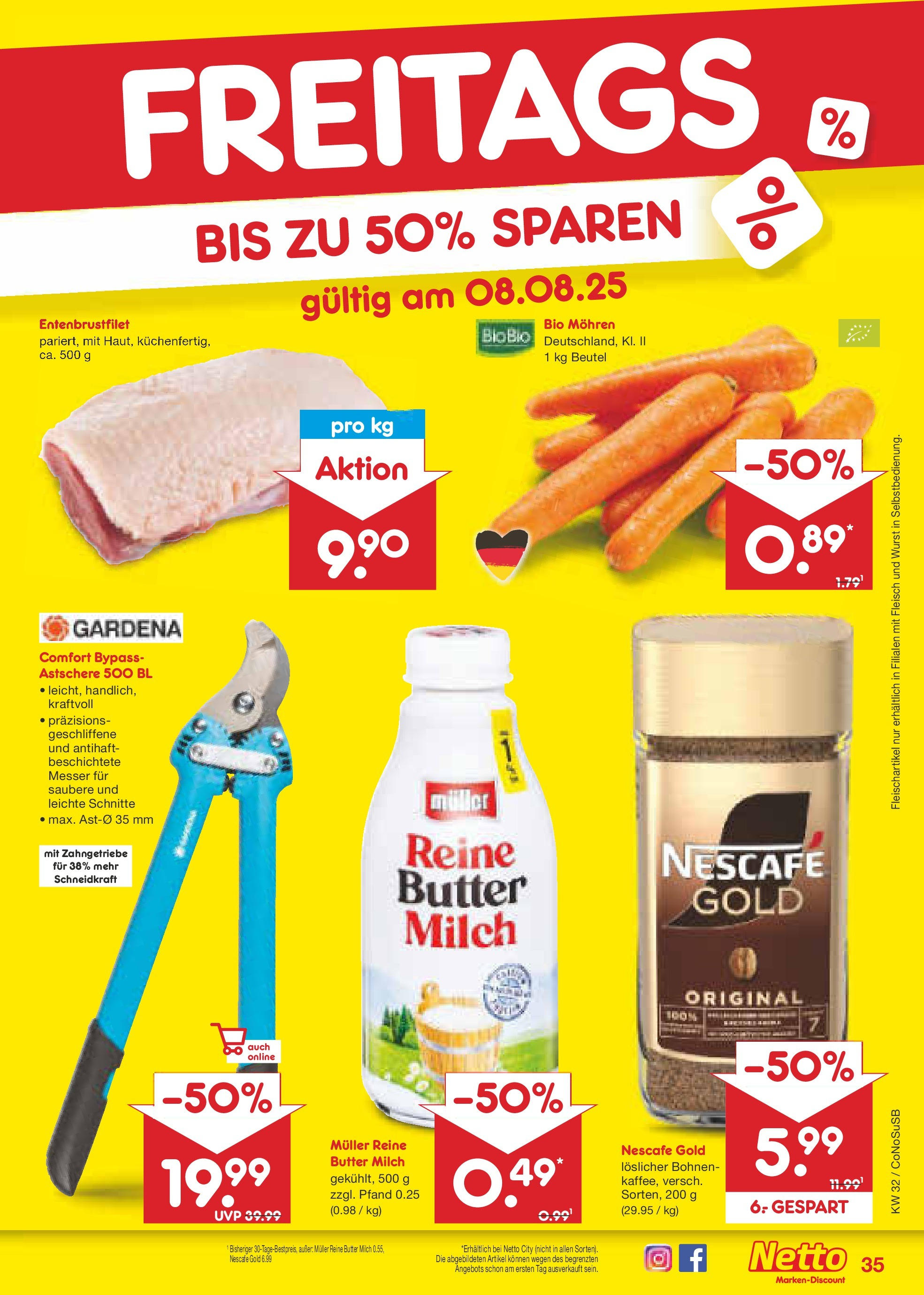 Netto Marken-Discount prospekt Kloster Lehnin (ab 04.08.2025) » Angebote | Seite: 59 | Produkte: Mohren, Wurst, Nescafe gold, Fleisch Netto Marken-Discount prospekt Kloster Lehnin (ab 04.08.2025) » Angebote | Seite: 59 | Produkte: Mohren, Wurst, Nescafe gold, Fleisch