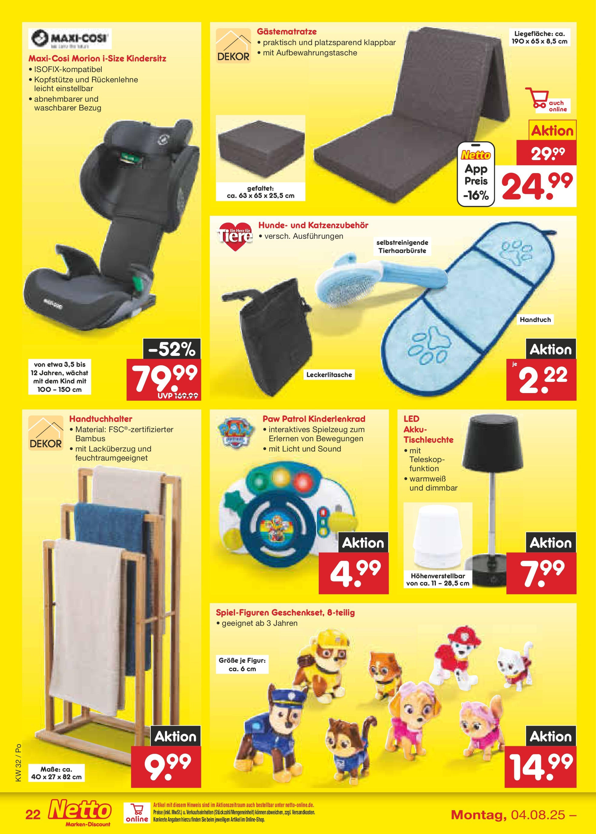 Netto Marken-Discount prospekt Selb (ab 04.08.2025) » Angebote | Seite: 40 | Produkte: Handtuchhalter Netto Marken-Discount prospekt Selb (ab 04.08.2025) » Angebote | Seite: 40 | Produkte: Handtuchhalter