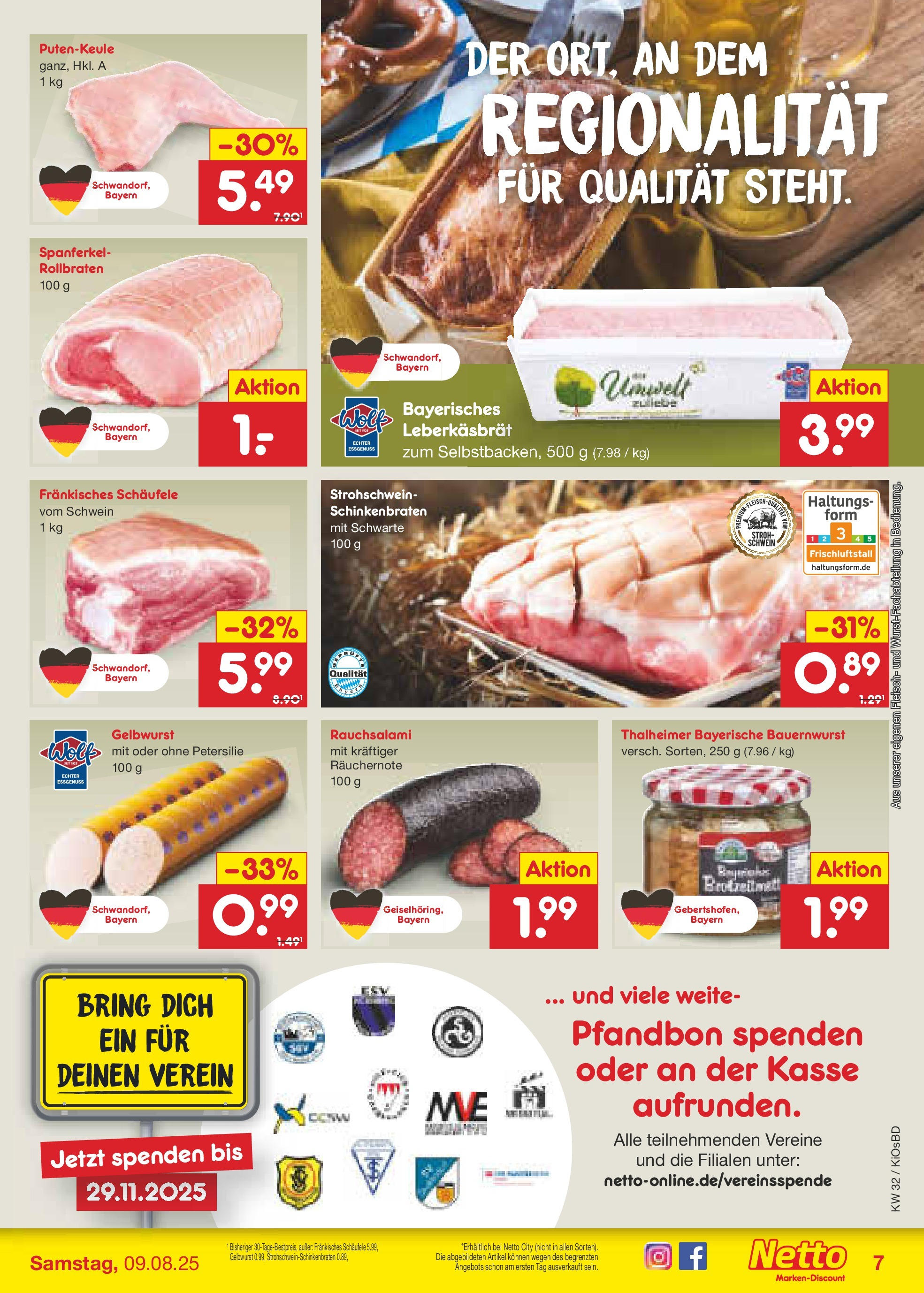 Netto Marken-Discount prospekt Mistelbach (ab 04.08.2025) » Angebote | Seite: 9 | Produkte: Petersilie, Fleisch Netto Marken-Discount prospekt Mistelbach (ab 04.08.2025) » Angebote | Seite: 9 | Produkte: Petersilie, Fleisch
