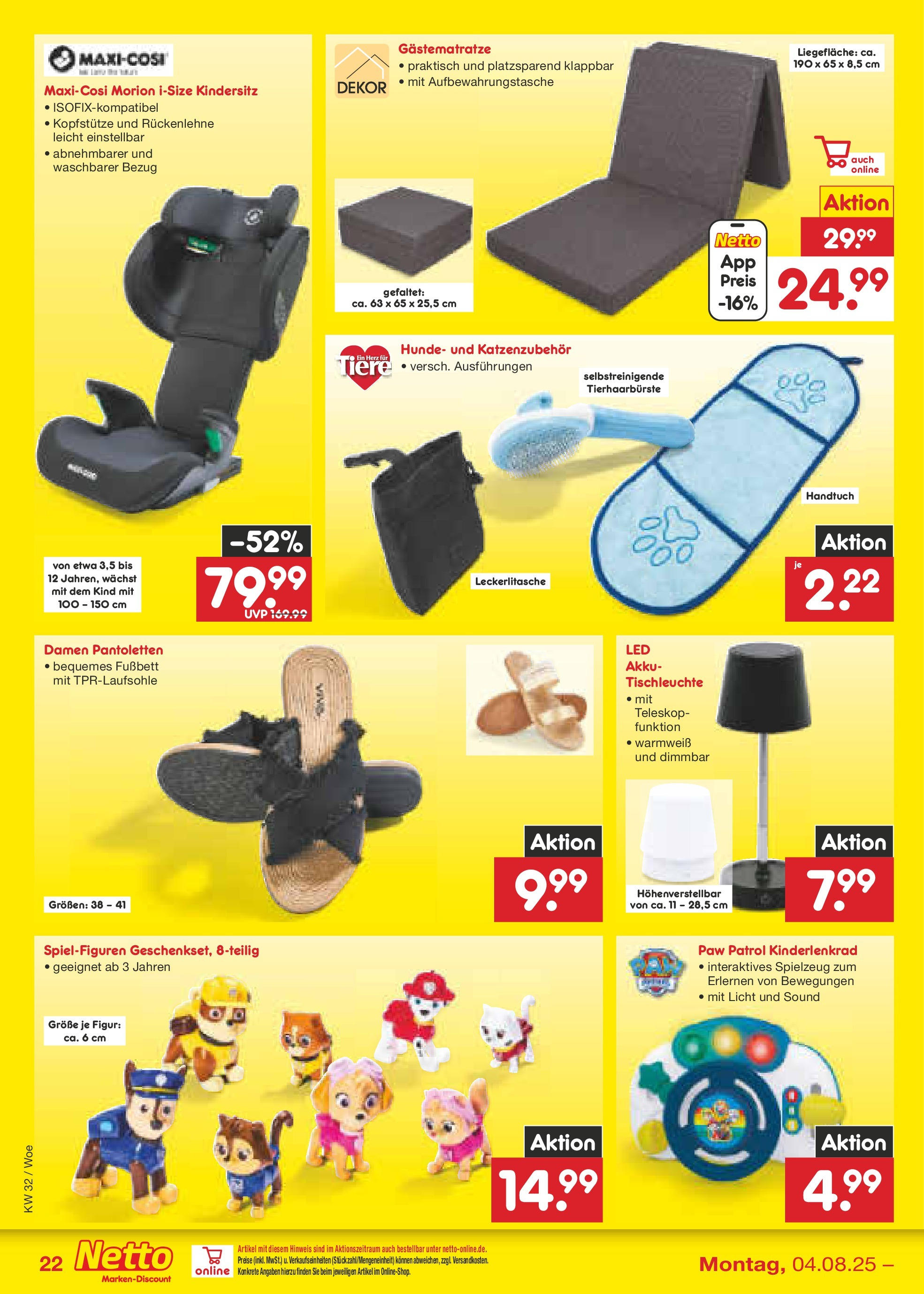 Netto Marken-Discount prospekt Katzweiler	 (ab 04.08.2025) » Angebote | Seite: 38