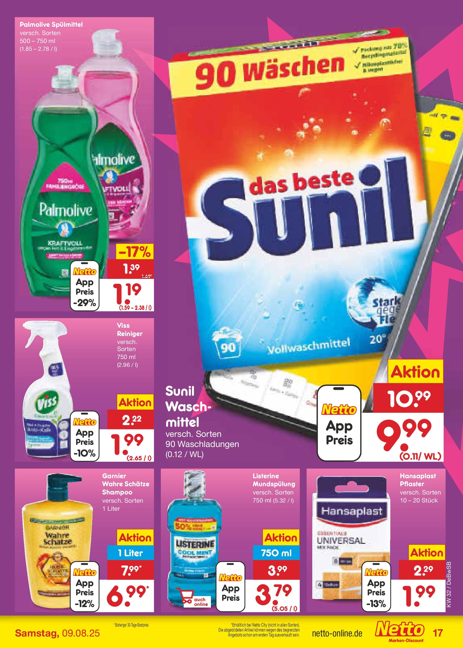 Netto Marken-Discount prospekt Waiblingen-Bittenfeld (ab 04.08.2025) » Angebote | Seite: 21 | Produkte: Shampoo, Listerine Netto Marken-Discount prospekt Waiblingen-Bittenfeld (ab 04.08.2025) » Angebote | Seite: 21 | Produkte: Shampoo, Listerine
