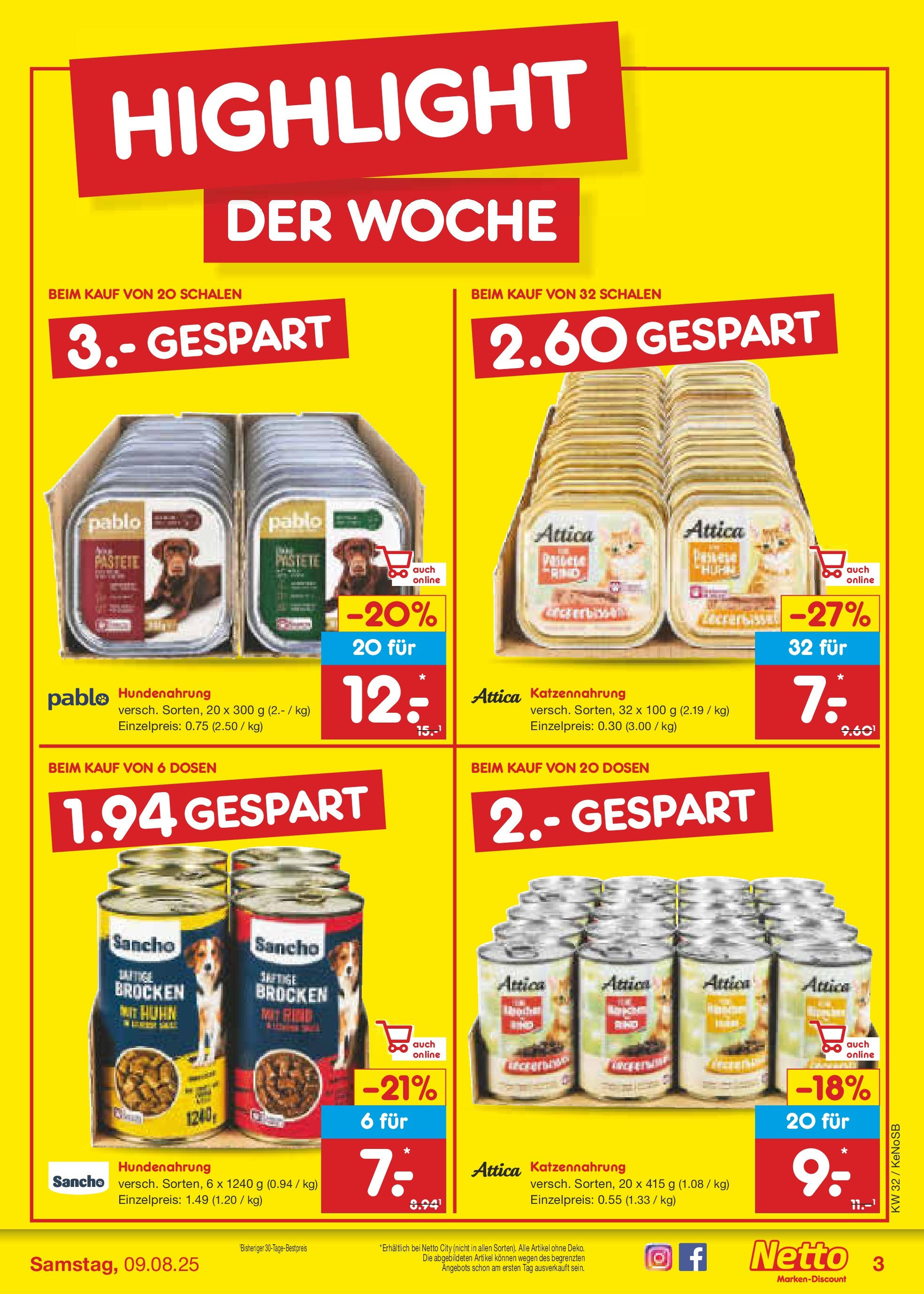 Netto Marken-Discount prospekt Bonn (ab 04.08.2025) » Angebote | Seite: 3 Netto Marken-Discount prospekt Bonn (ab 04.08.2025) » Angebote | Seite: 3