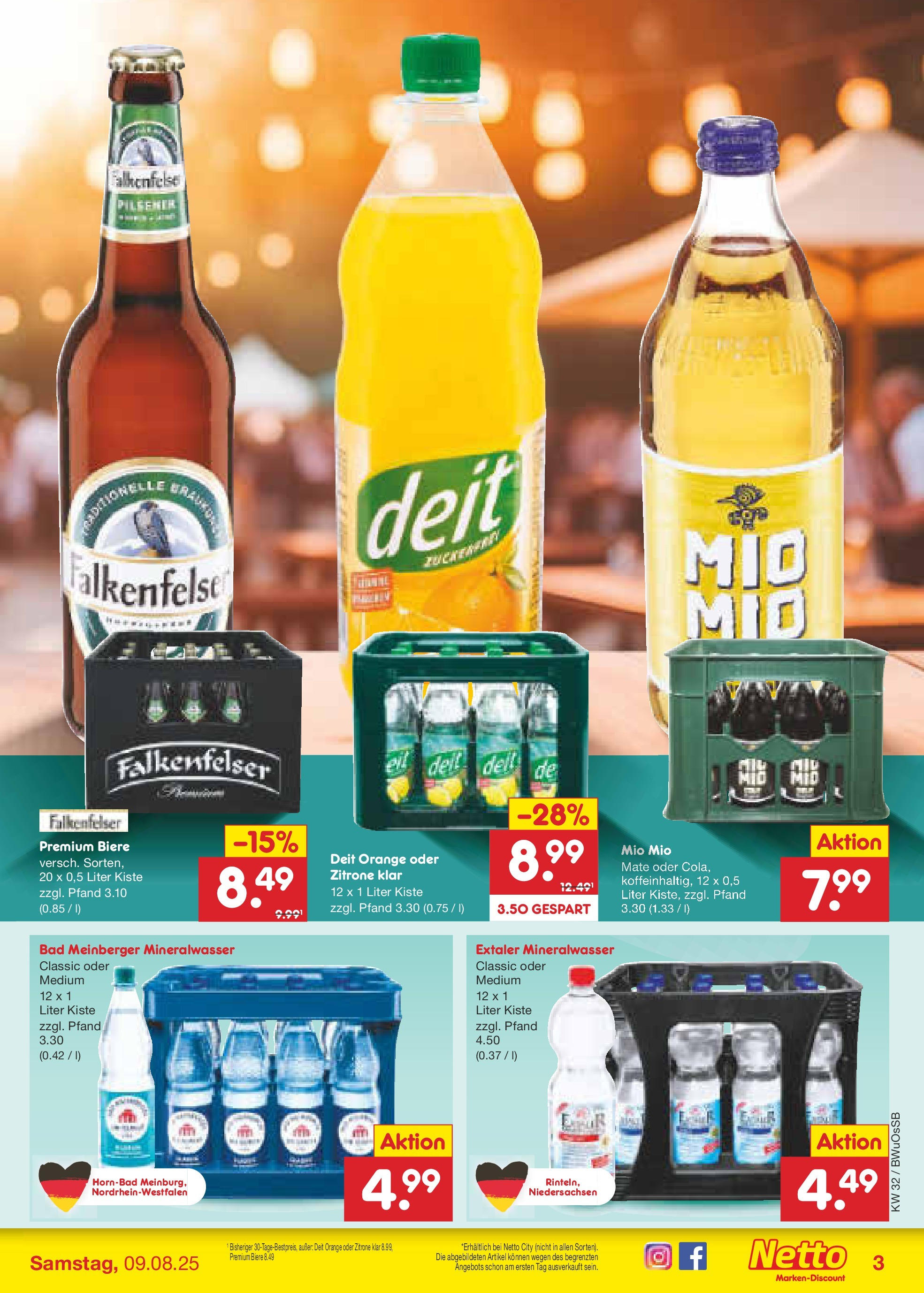 Netto Marken-Discount prospekt Osterode (ab 04.08.2025) » Angebote | Seite: 35 | Produkte: Bad, Mineralwasser, Zitrone Netto Marken-Discount prospekt Osterode (ab 04.08.2025) » Angebote | Seite: 35 | Produkte: Bad, Mineralwasser, Zitrone