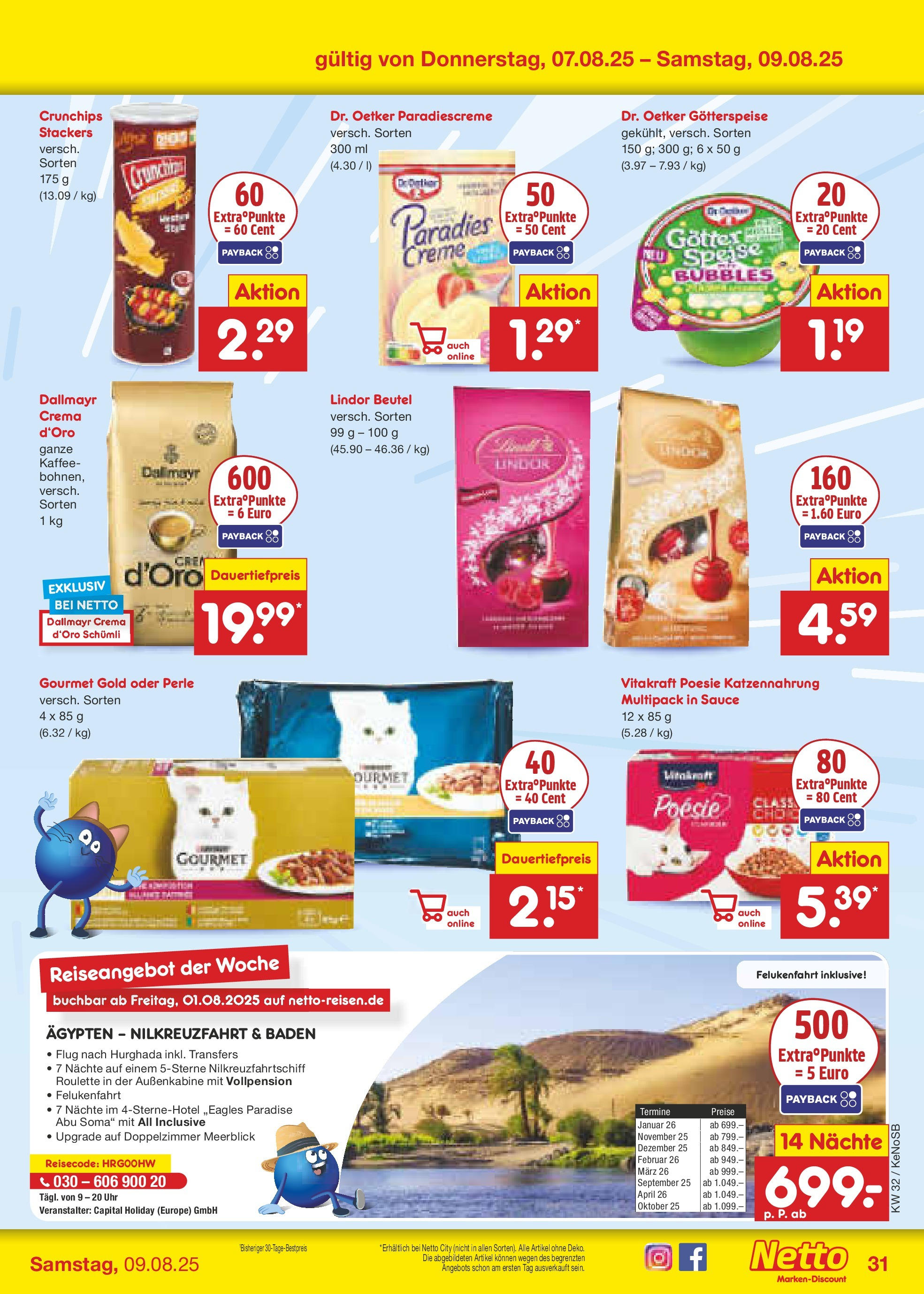Netto Marken-Discount prospekt Bonn (ab 04.08.2025) » Angebote | Seite: 47 | Produkte: Kaffee, Creme, Dallmayr, Uhr Netto Marken-Discount prospekt Bonn (ab 04.08.2025) » Angebote | Seite: 47 | Produkte: Kaffee, Creme, Dallmayr, Uhr