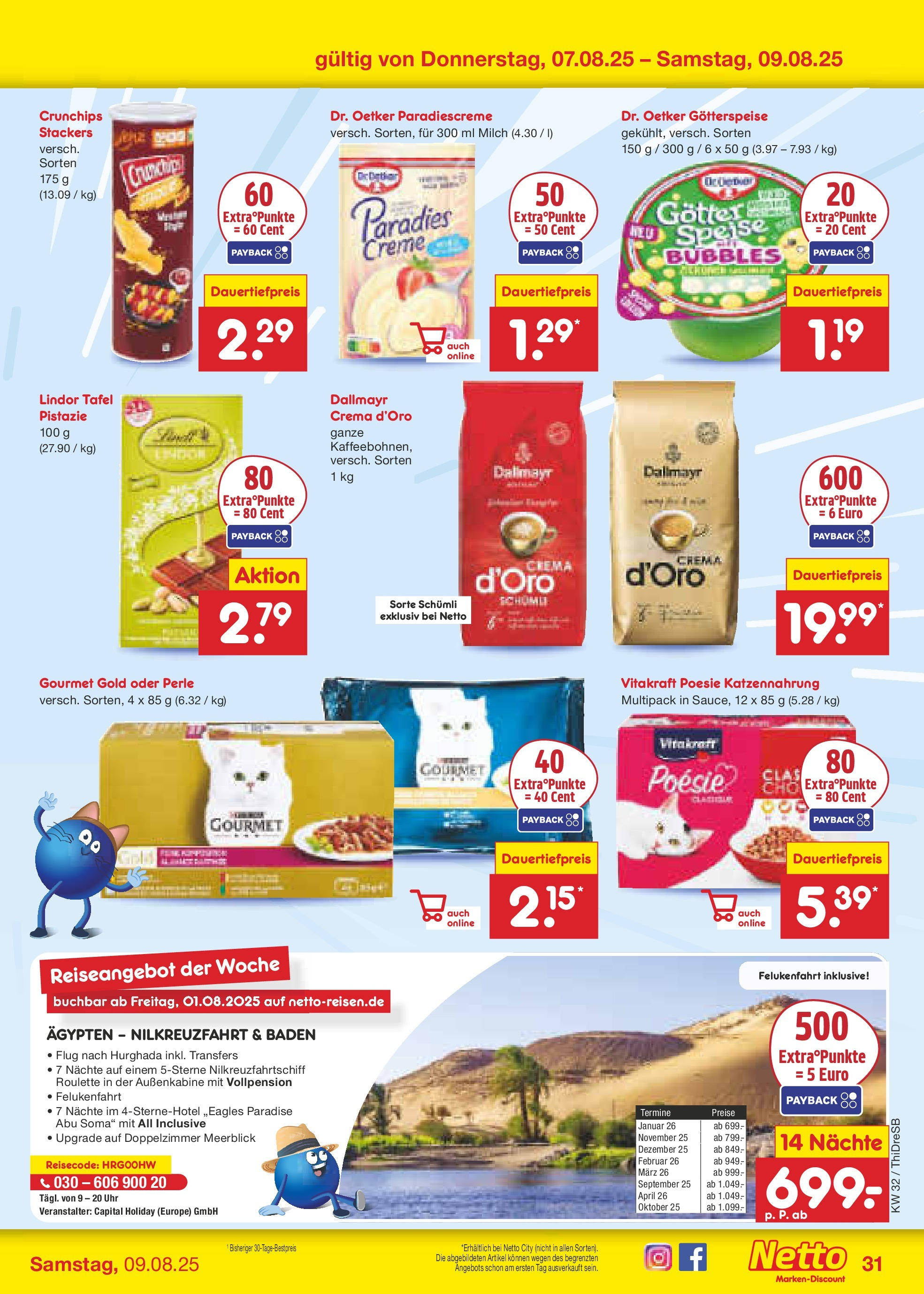 Netto Marken-Discount prospekt Dresden (ab 04.08.2025) » Angebote | Seite: 51 | Produkte: Milch, Creme, Dallmayr, Uhr Netto Marken-Discount prospekt Dresden (ab 04.08.2025) » Angebote | Seite: 51 | Produkte: Milch, Creme, Dallmayr, Uhr