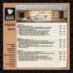 Potrefená Husa Polední menu – do 01.08.2025