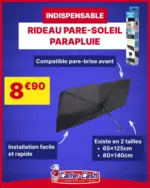 Carter-Cash Le pare-soleil parapluie, c’est l’astuce anti-chaleur à toujours avoir dans sa voiture. - au 31.08.2025