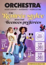 Orchestra UNE RENTR&Eacute;E STYL&Eacute;E AVEC VOS LICENCES PR&Eacute;F&Eacute;R&Eacute;ES - au 30.09.2025