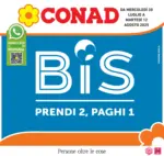 Conad Prendi 2 paghi 1 - al 12.08.2025