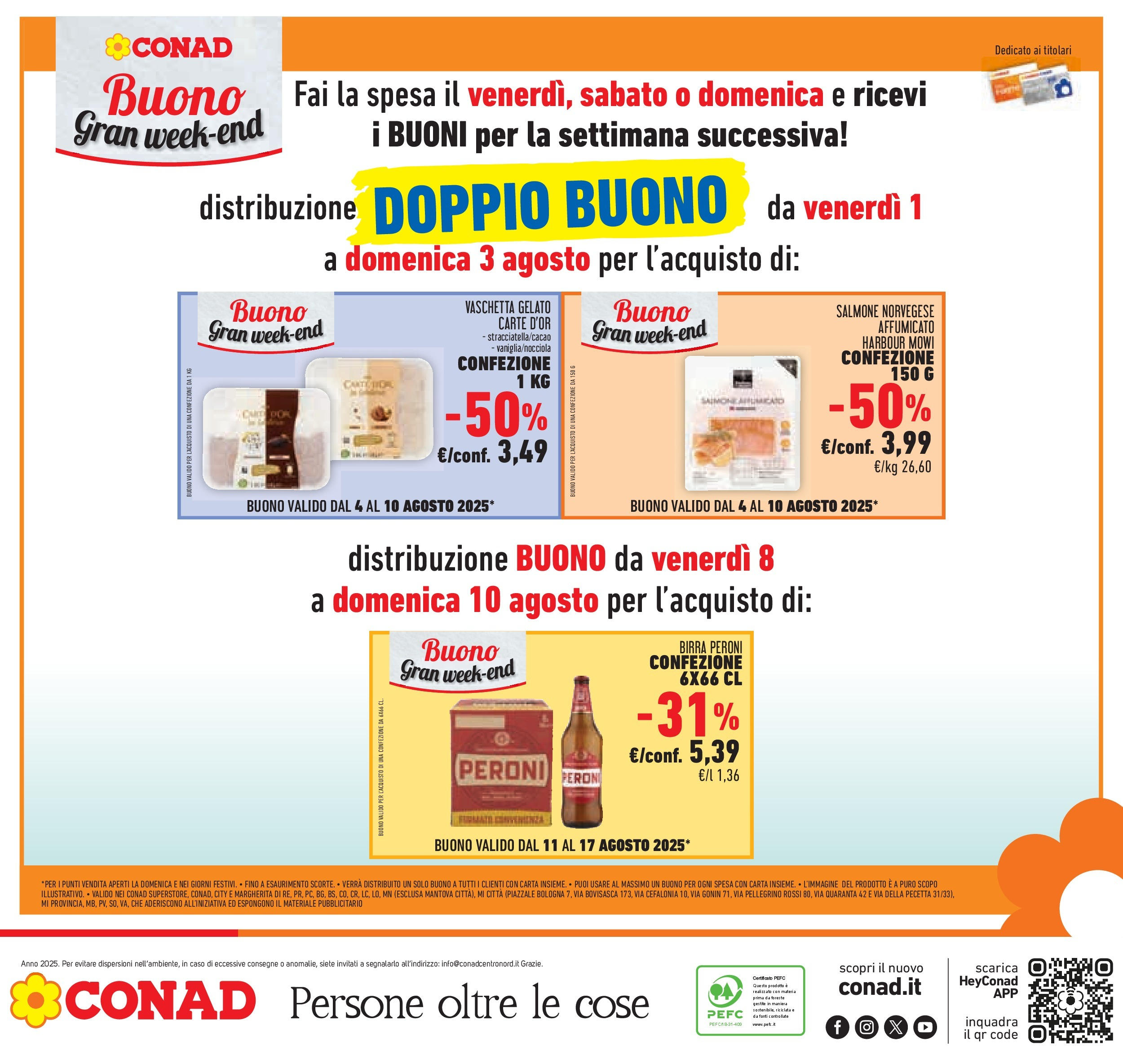 Volantino Conad dal 29/07/2025 β³ Agosto | Pagina: 34 | Prodotti: Birra, Salmone, Gelato Volantino Conad dal 29/07/2025 > Anteprima - Agosto | Pagina: 34 | Prodotti: Birra, Salmone, Gelato