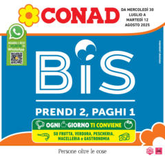 Anteprima del volantino Conad - Prendi 2 paghi 1 valido a partire dal 29.07.2025