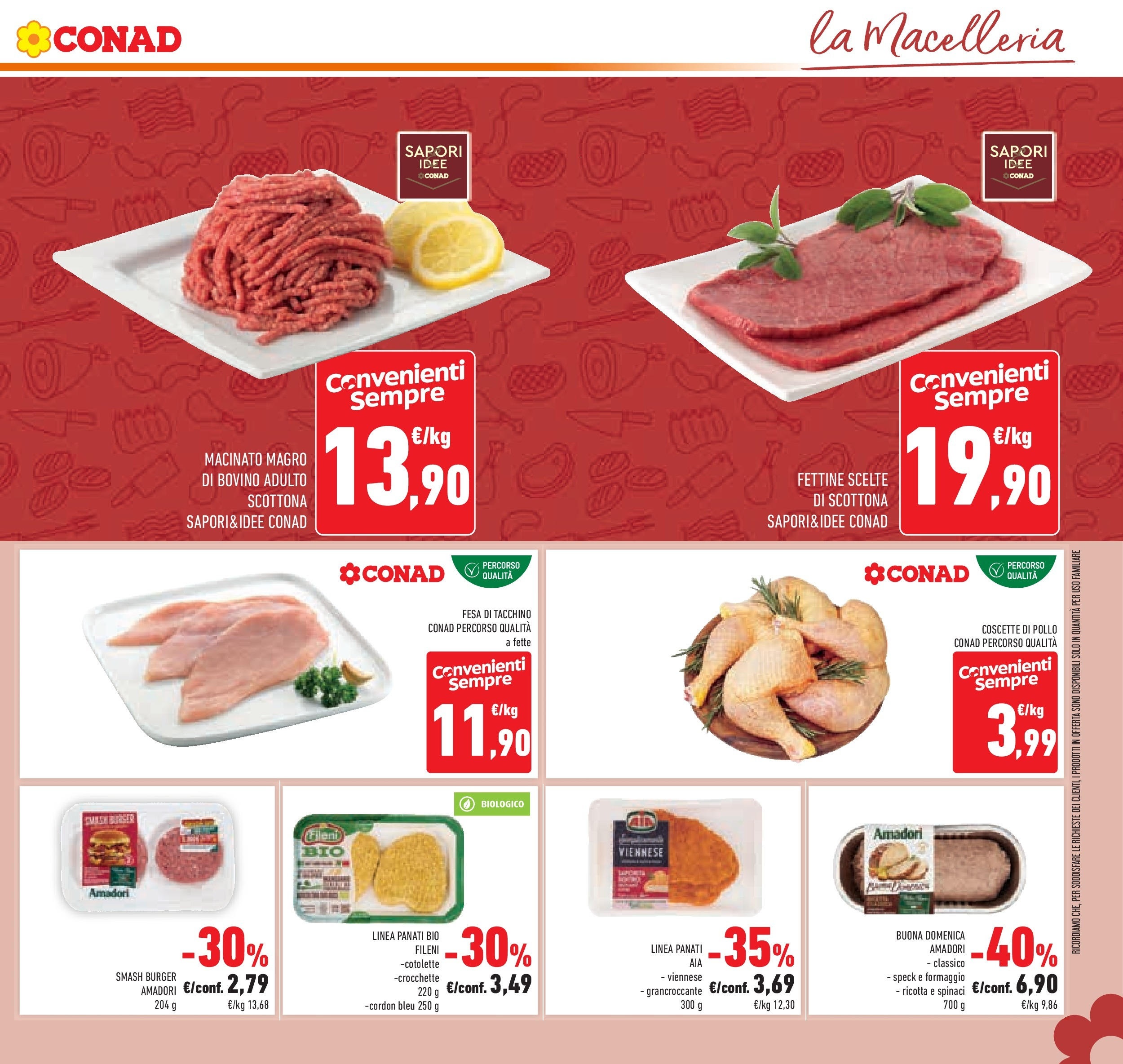 Volantino Conad dal 29/07/2025 β³ Agosto | Pagina: 11 | Prodotti: Bovino, Tacchino, Crocchette, Ricotta Volantino Conad dal 29/07/2025 > Anteprima - Agosto | Pagina: 11 | Prodotti: Bovino, Tacchino, Crocchette, Ricotta