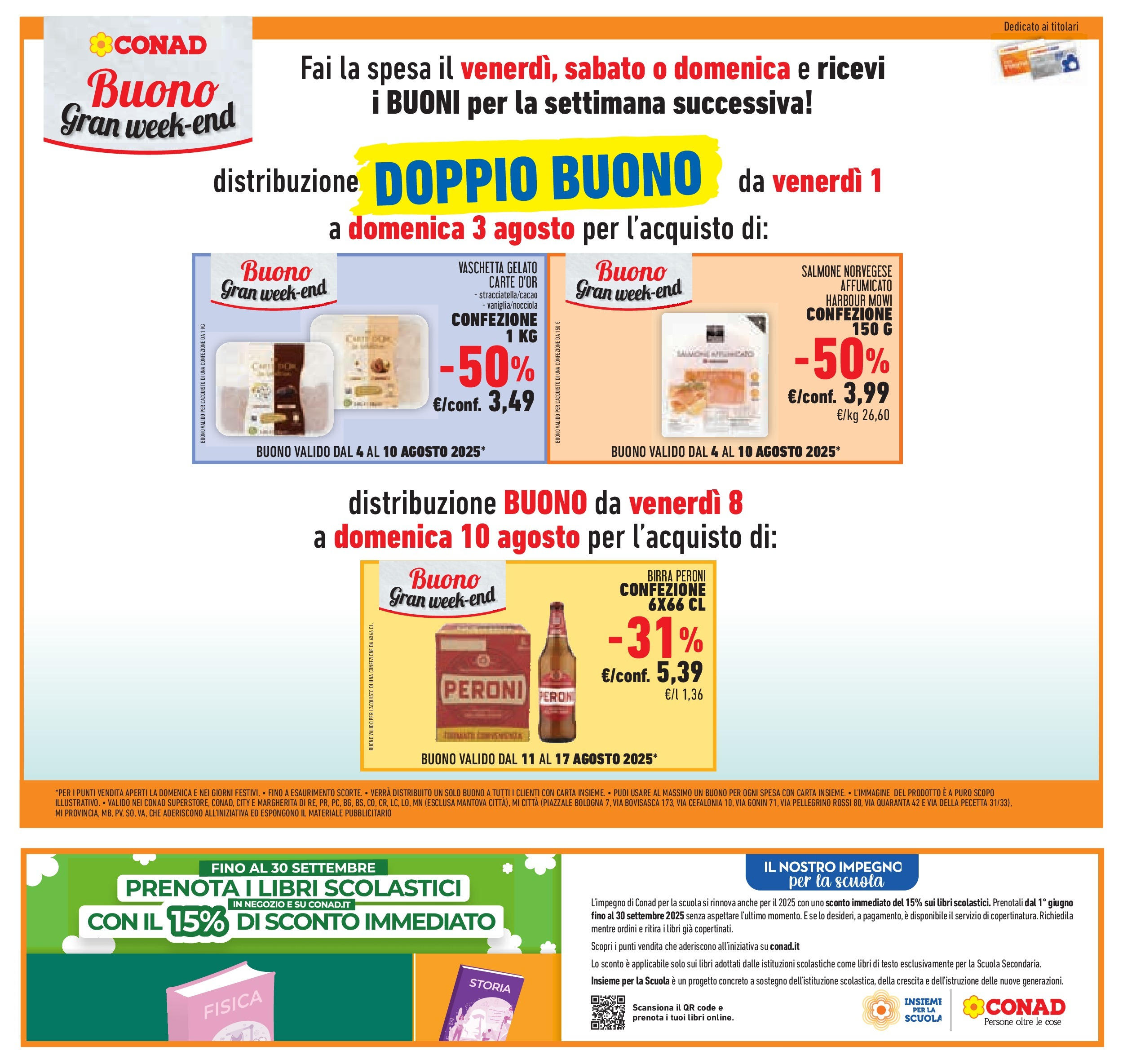 Volantino Conad dal 29/07/2025 β³ Agosto | Pagina: 36 | Prodotti: Birra, Salmone, Gelato Volantino Conad dal 29/07/2025 > Anteprima - Agosto | Pagina: 36 | Prodotti: Birra, Salmone, Gelato