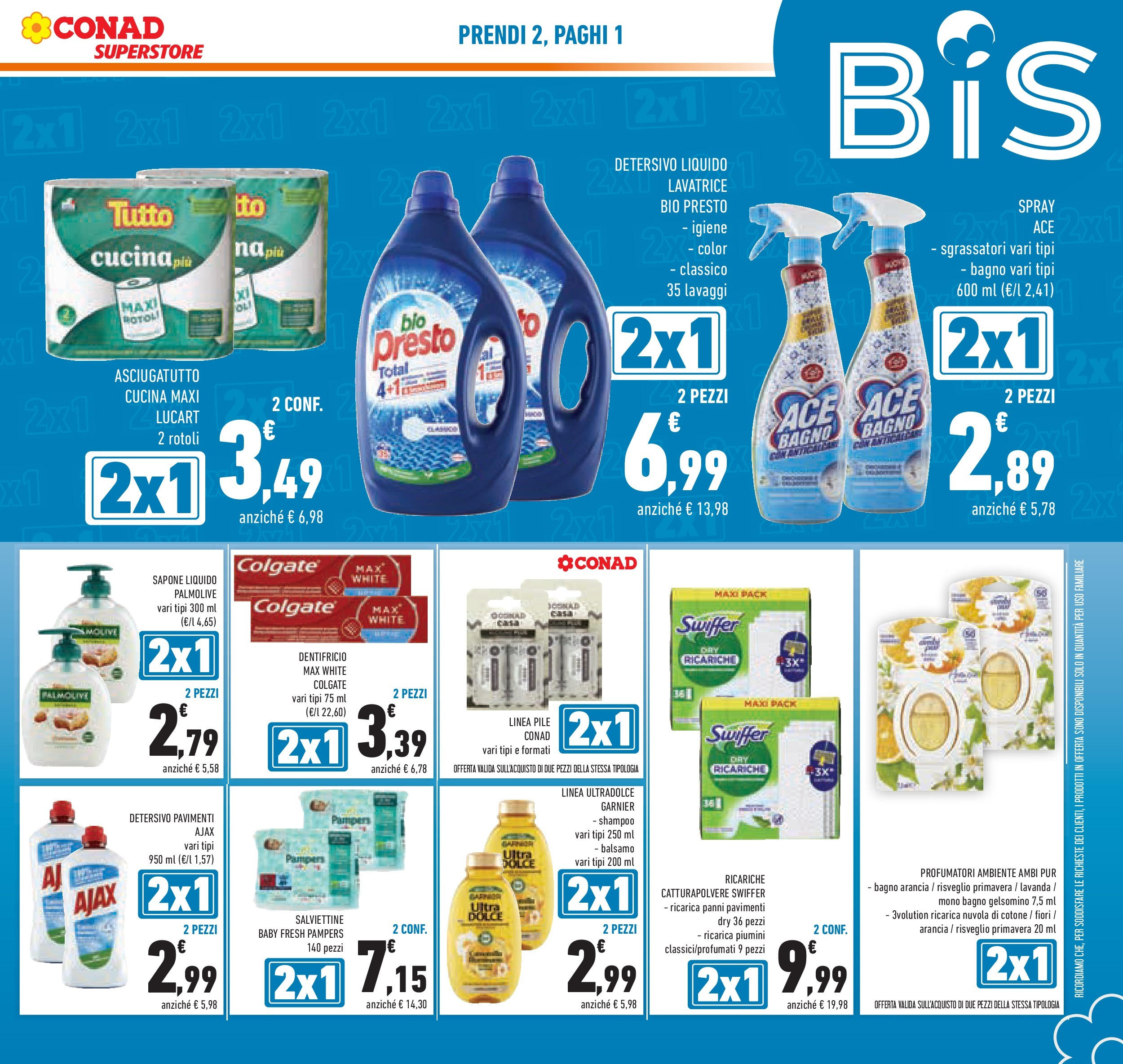 Volantino Conad dal 29/07/2025 > Anteprima - Agosto | Pagina: 5 | Prodotti: Balsamo, Dentifricio, Arancia, Bagno
