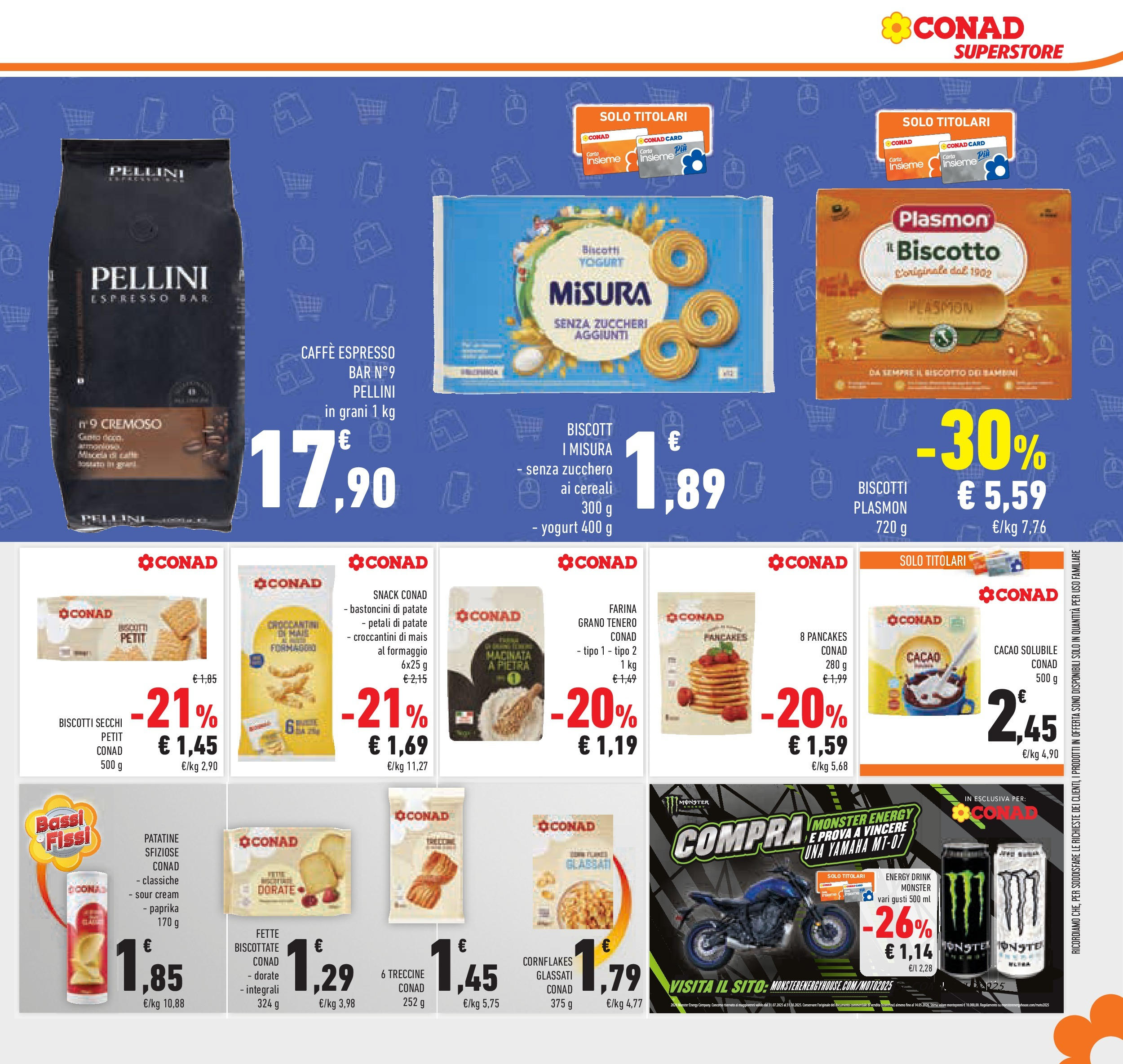 Volantino Conad dal 29/07/2025 > Anteprima - Agosto | Pagina: 31 | Prodotti: Cereali, Patate, Formaggio, Mais