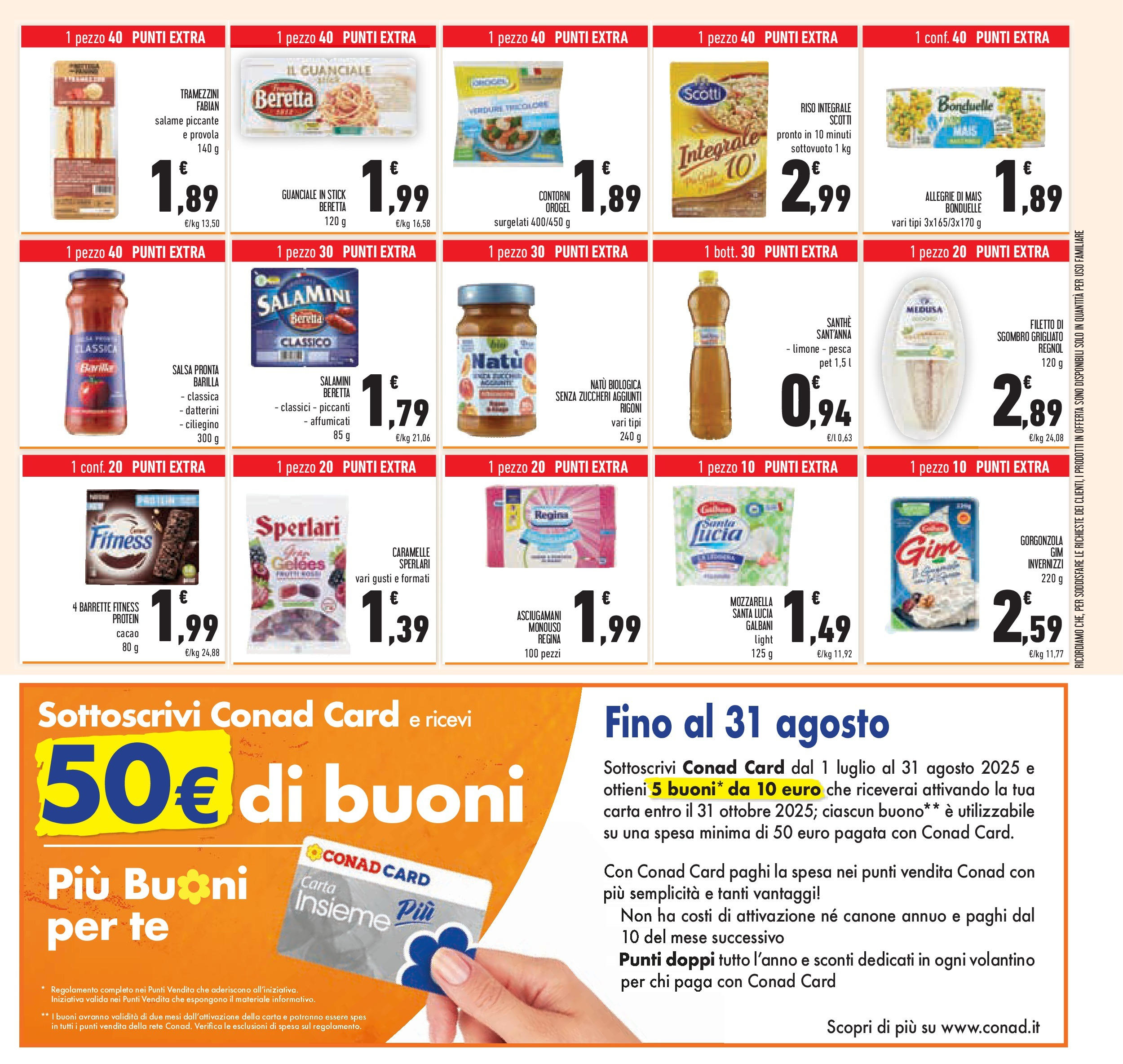 Volantino Conad dal 29/07/2025 > Anteprima - Agosto | Pagina: 39 | Prodotti: Riso, Limone, Mais, Gorgonzola