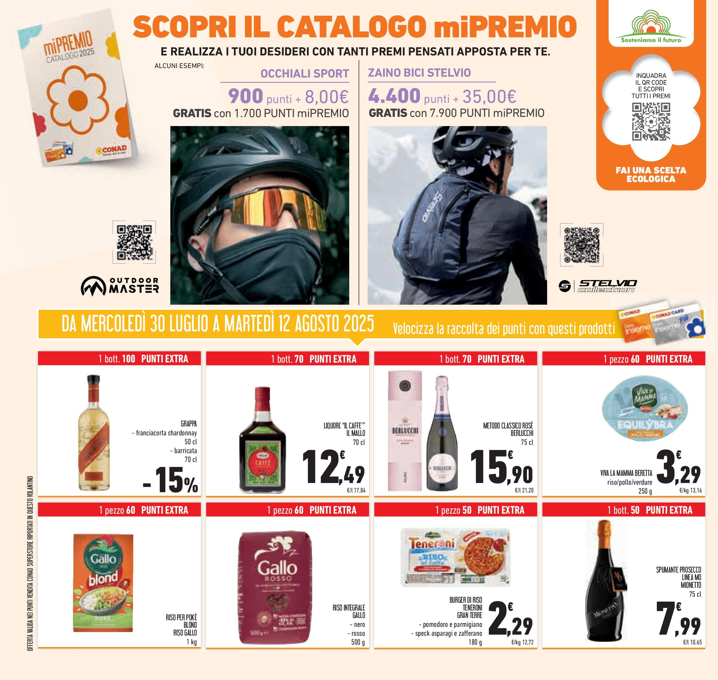 Volantino Conad dal 29/07/2025 > Anteprima - Agosto | Pagina: 34 | Prodotti: Speck, Zaino, Occhiali, Liquore