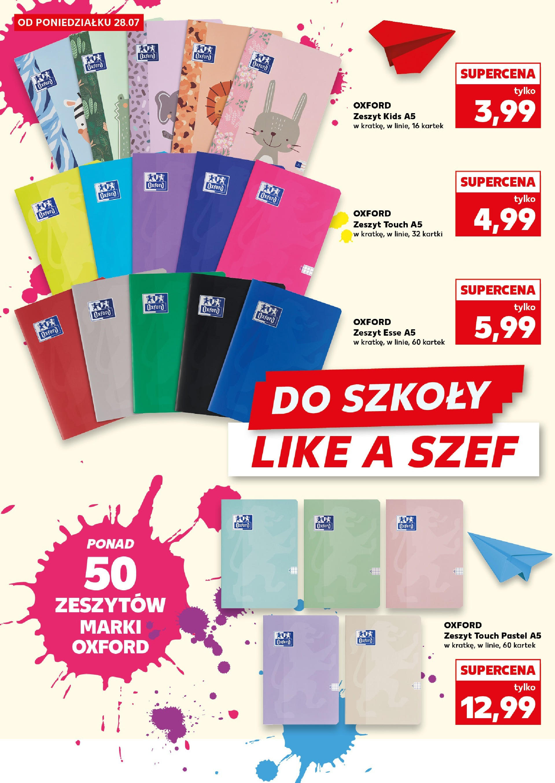 Kaufland gazetka - Do Szkoły Like A Szef (28.07.2025) - od jutra | Strona: 10 | Produkty: Zeszyt Kaufland gazetka - Do Szkoły Like A Szef od 28.07.2025 - od jutra PDF | Strona: 10 | Produkty: Zeszyt