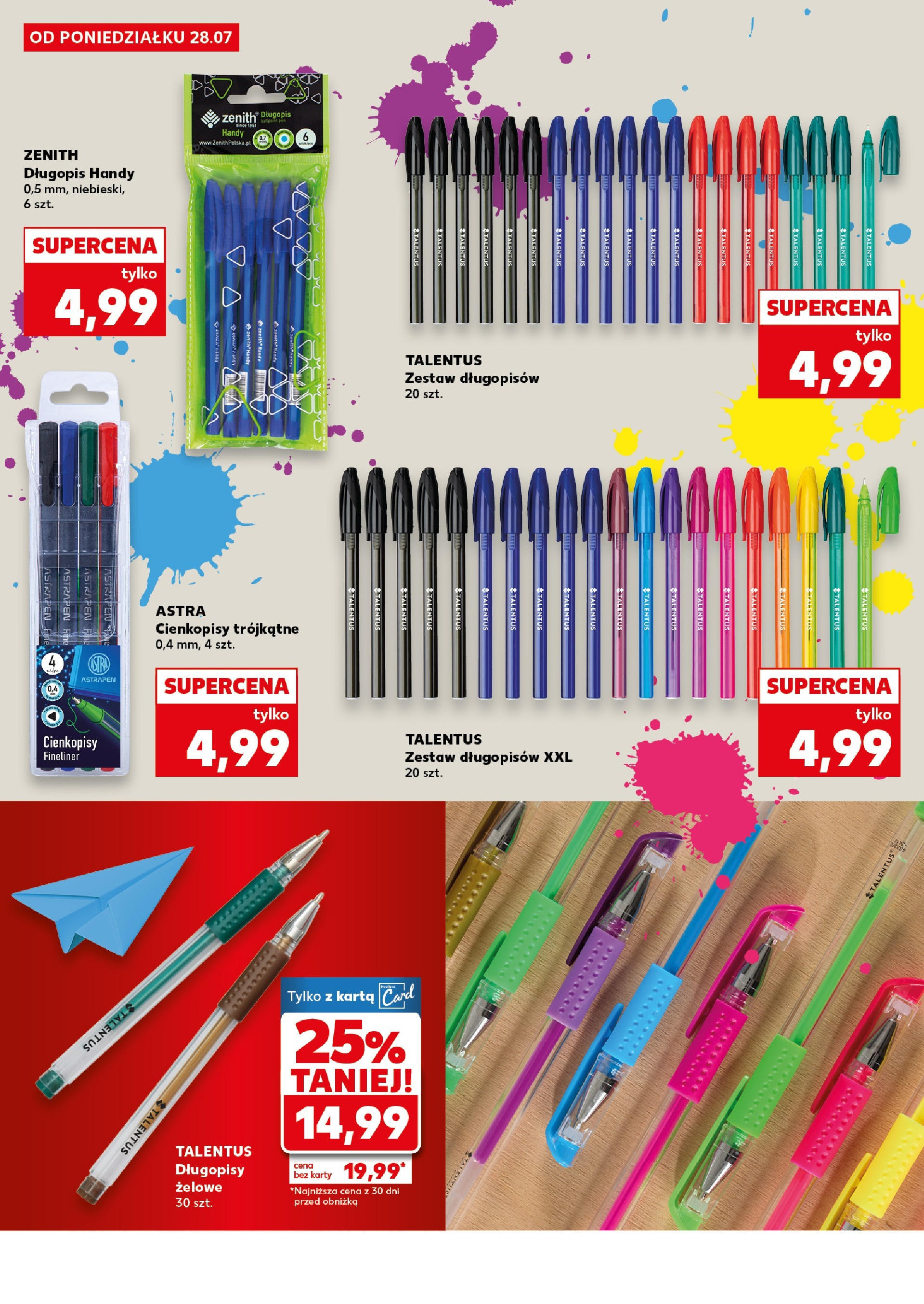 Kaufland gazetka - Do Szkoły Like A Szef (28.07.2025) - od jutra | Strona: 16 | Produkty: Karta Kaufland gazetka - Do Szkoły Like A Szef od 28.07.2025 - od jutra PDF | Strona: 16 | Produkty: Karta