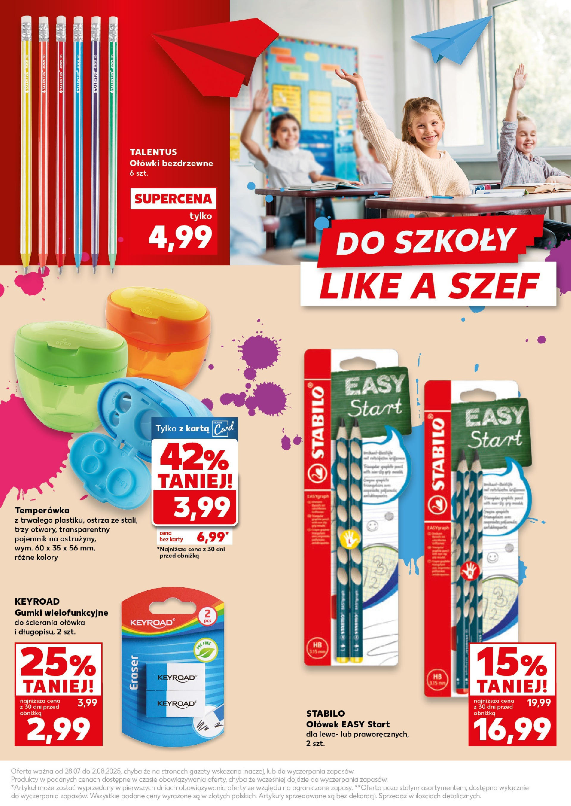 Kaufland gazetka - Do Szkoły Like A Szef (28.07.2025) - od jutra | Strona: 19 | Produkty: Karta, Temperówka Kaufland gazetka - Do Szkoły Like A Szef od 28.07.2025 - od jutra PDF | Strona: 19 | Produkty: Karta, Temperówka