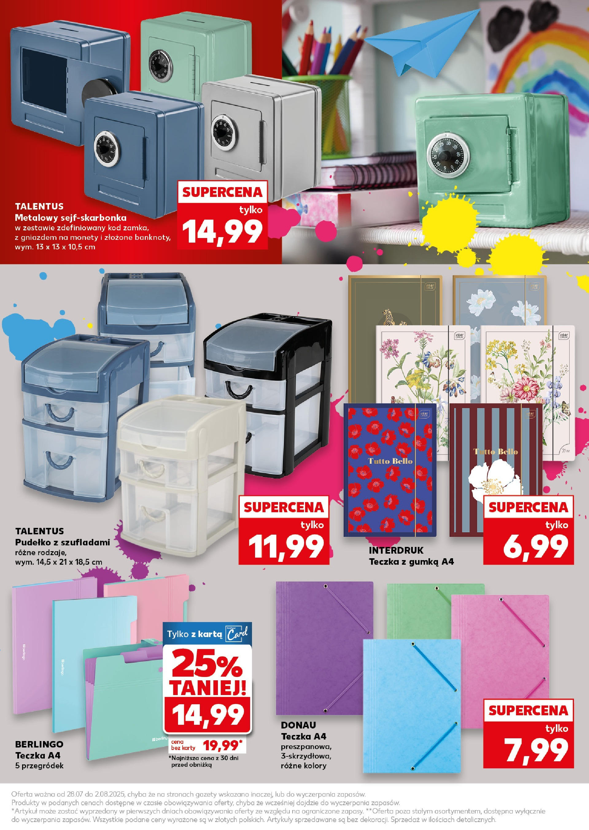 Kaufland gazetka - Do Szkoły Like A Szef (28.07.2025) - od jutra | Strona: 29 | Produkty: Karta, Pudełko Kaufland gazetka - Do Szkoły Like A Szef od 28.07.2025 - od jutra PDF | Strona: 29 | Produkty: Karta, Pudełko