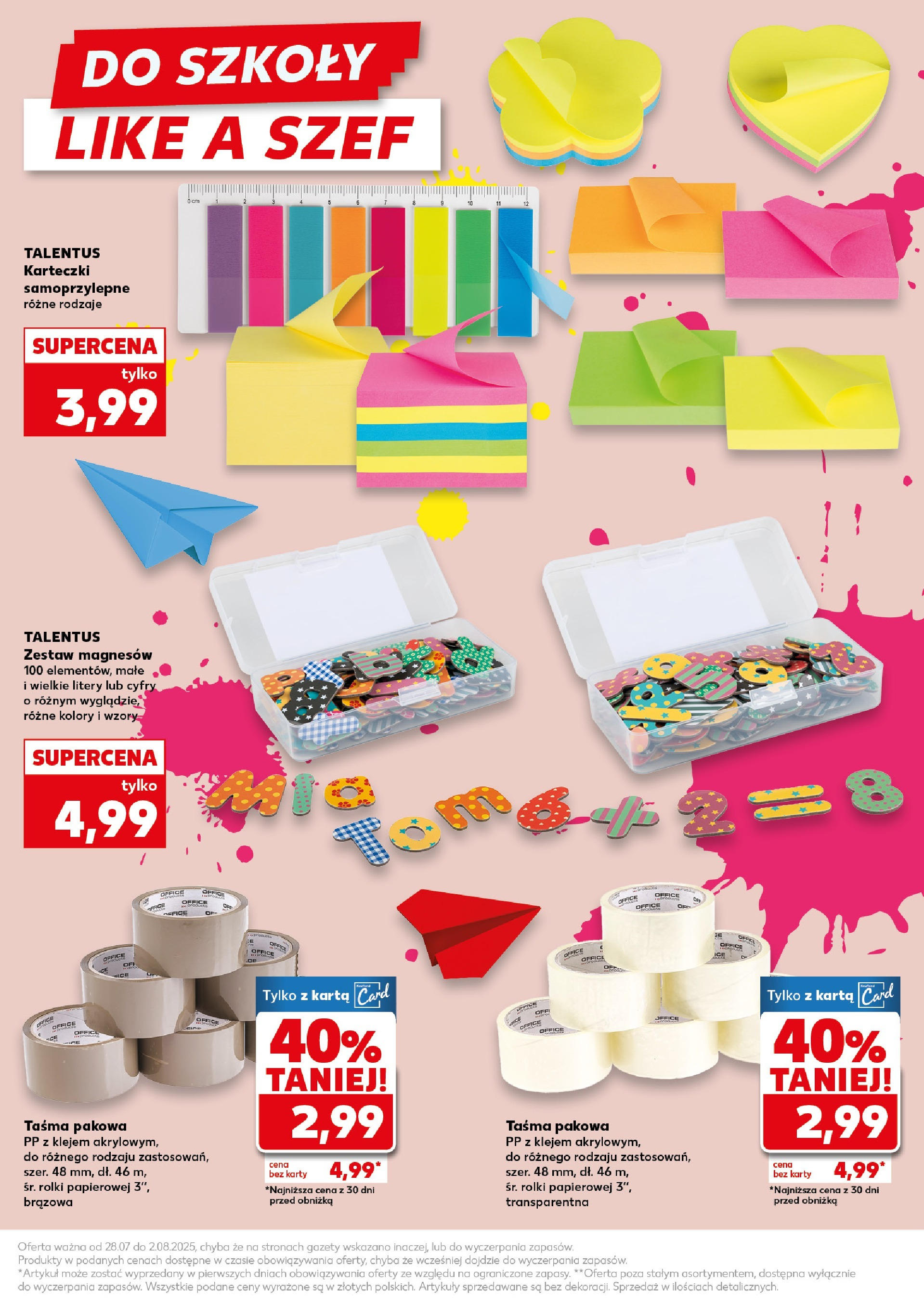 Kaufland gazetka - Do Szkoły Like A Szef (28.07.2025) - od jutra | Strona: 31 | Produkty: Karta, Rolki Kaufland gazetka - Do Szkoły Like A Szef od 28.07.2025 - od jutra PDF | Strona: 31 | Produkty: Karta, Rolki