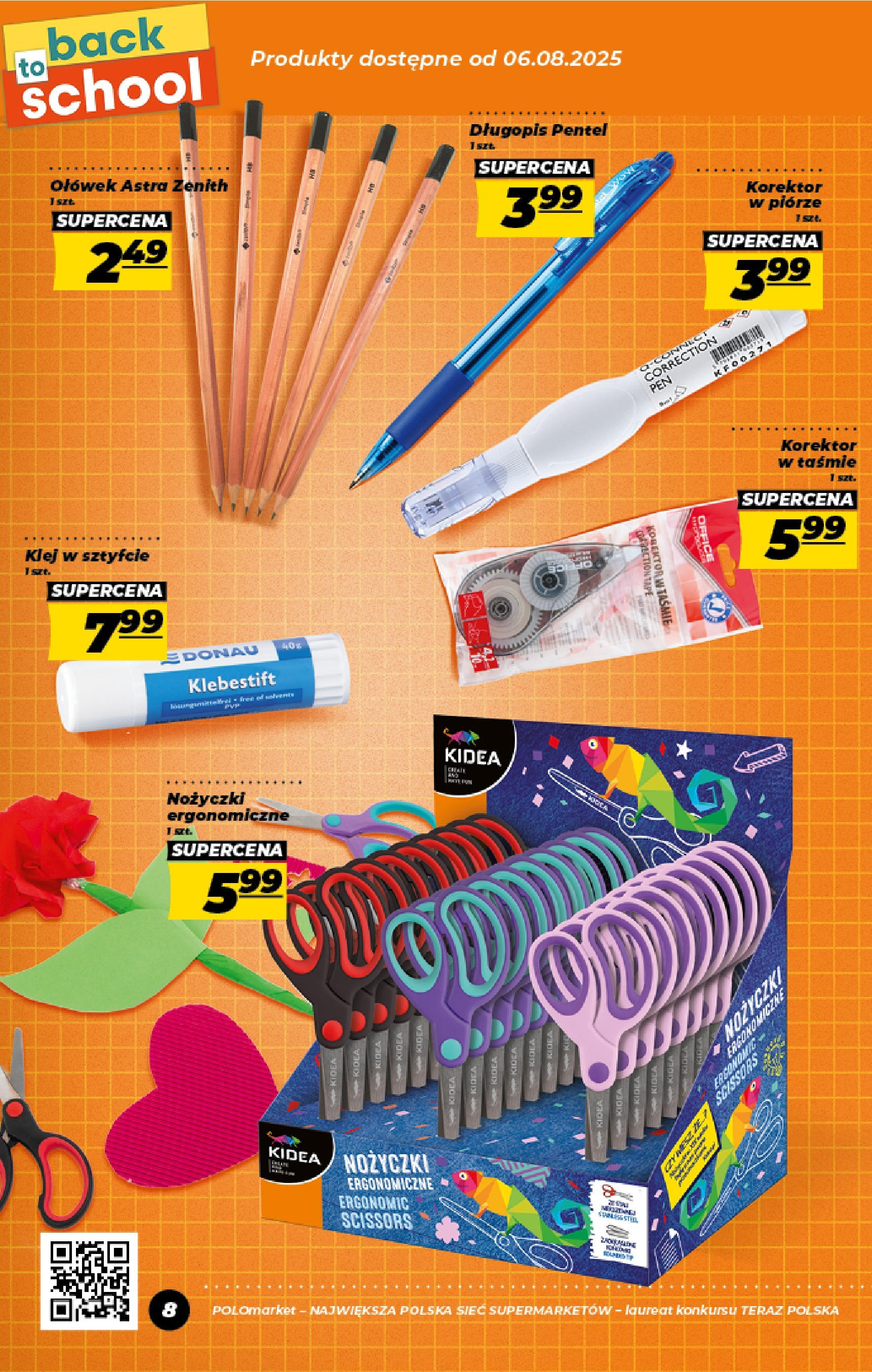 POLOmarket gazetka od jutra (01.08.2025) | Nowa PDF | Strona: 8 | Produkty: Korektor, Ser POLOmarket gazetka od jutra (01.08.2025) - Nowa PDF | Strona: 8 | Produkty: Korektor, Ser