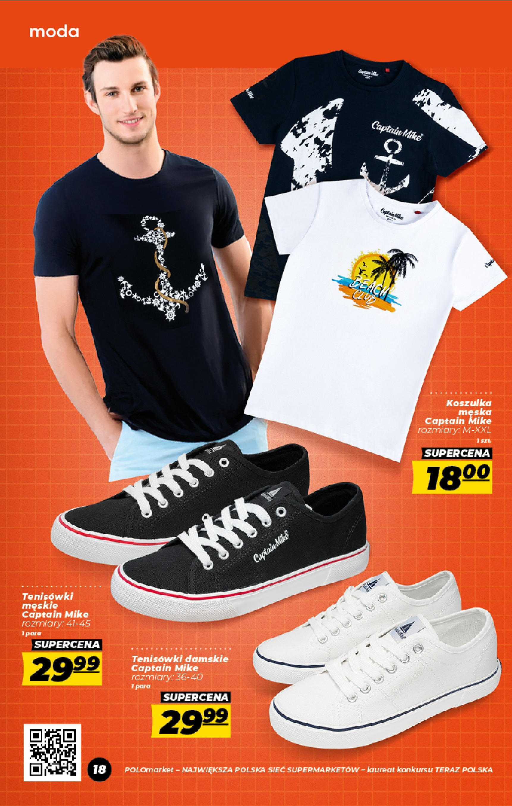 POLOmarket gazetka od jutra (01.08.2025) | Nowa PDF | Strona: 18 | Produkty: Tenisówki POLOmarket gazetka od jutra (01.08.2025) - Nowa PDF | Strona: 18 | Produkty: Tenisówki