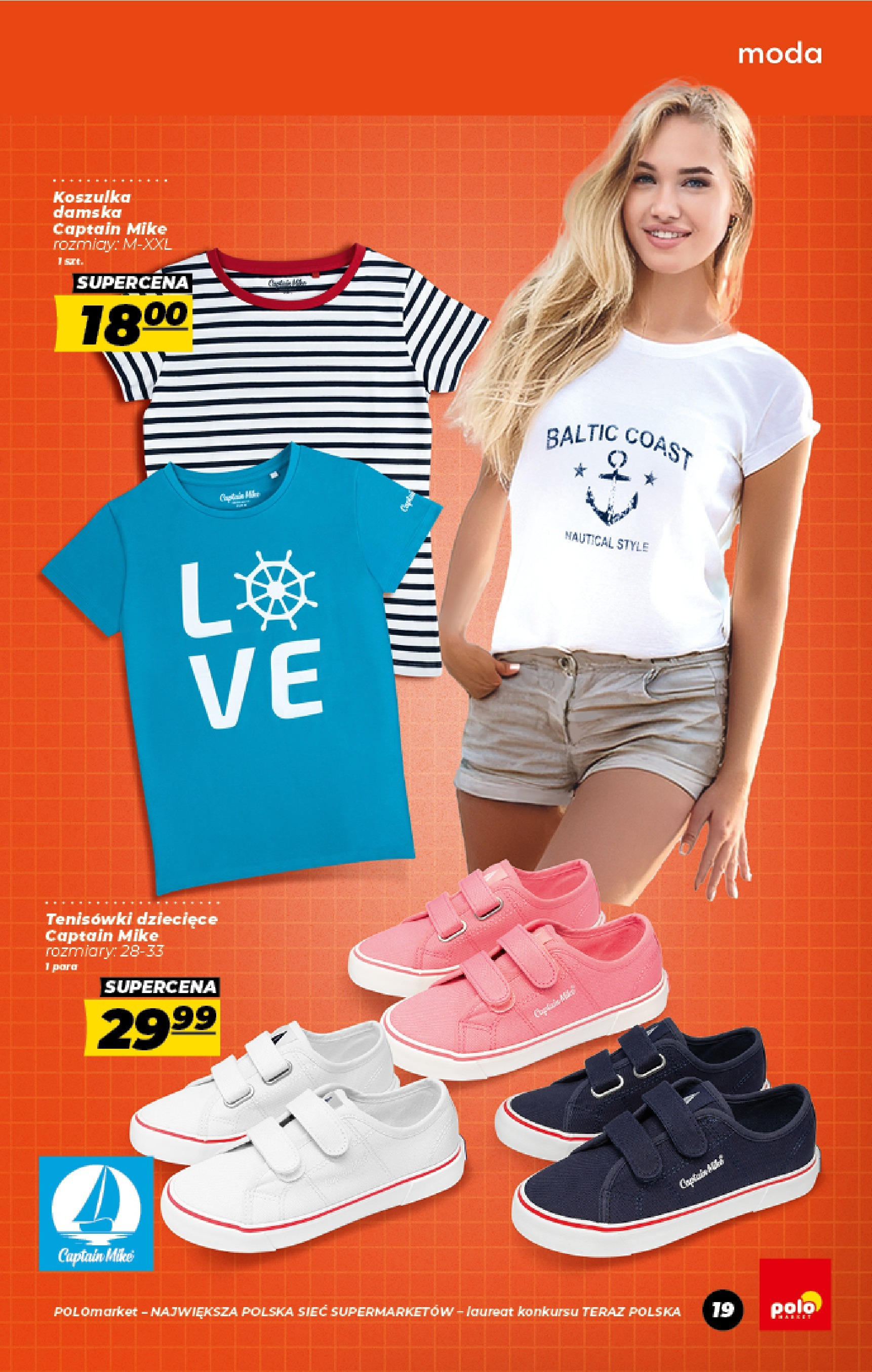 POLOmarket gazetka od jutra (01.08.2025) | Nowa PDF | Strona: 19 | Produkty: Tenisówki POLOmarket gazetka od jutra (01.08.2025) - Nowa PDF | Strona: 19 | Produkty: Tenisówki