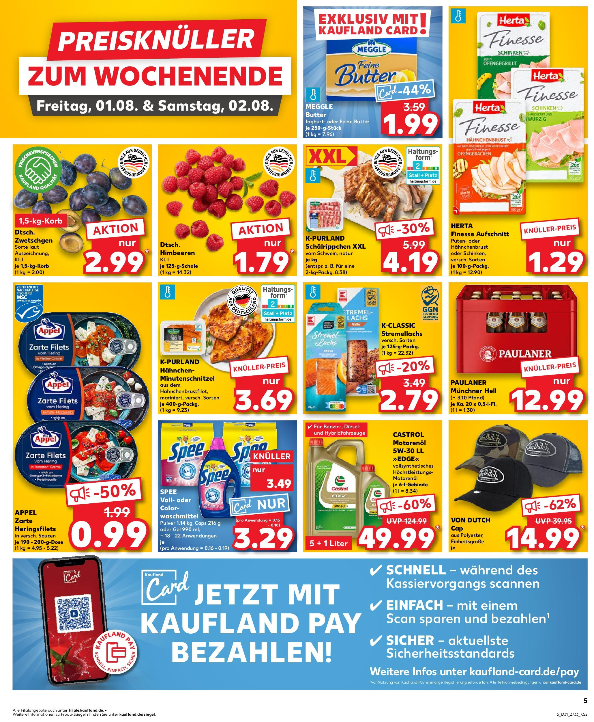 Prospekt Kaufland ab 31.07.2025 » Angebote und Werbung Online | Seite: 5 Prospekt Kaufland ab 31.07.2025 » Angebote Online zum Blättern | Seite: 5
