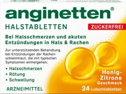 anginetten Halstabletten zuckerfrei Honig-Zitrone