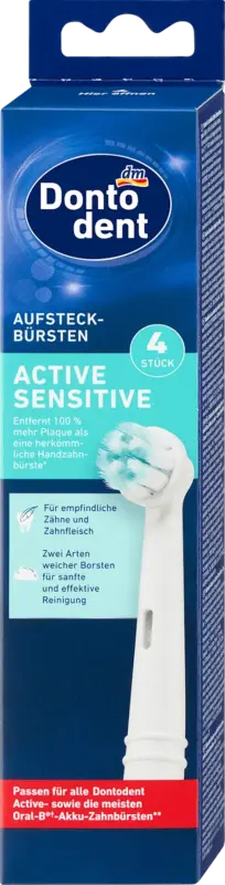 Dontodent Aufsteckbürsten Active Sensitive