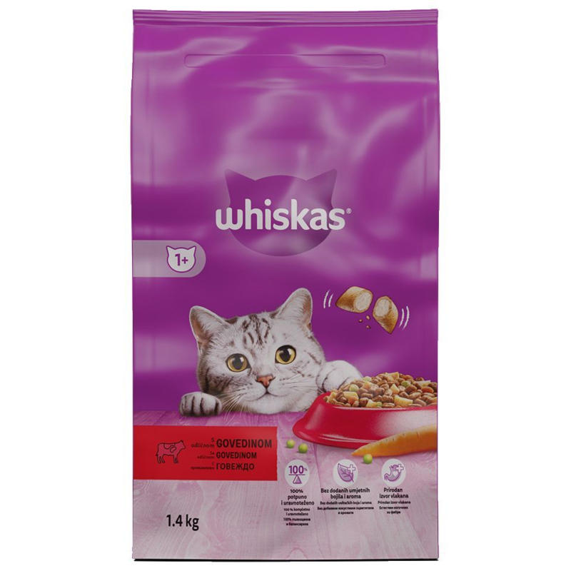 Whiskas Суха храна за котки различни видове