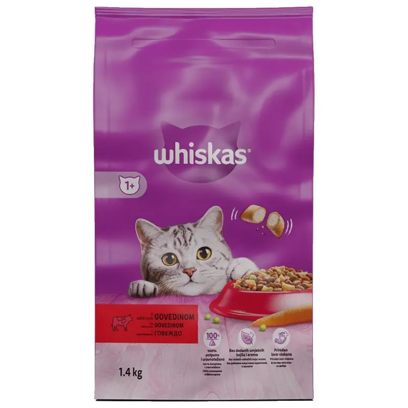 Whiskas Суха храна за котки различни видове