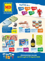 MD Discount Tutto a 1€ 1.5€ 2€ 2.5€ 3€ - al 10.08.2025