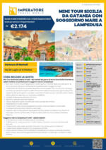 Imperatore Viaggi MINI TOURSICILIADA CATANIA CONSOGGIORNO MARE ALAMPEDUSA - al 04.10.2025