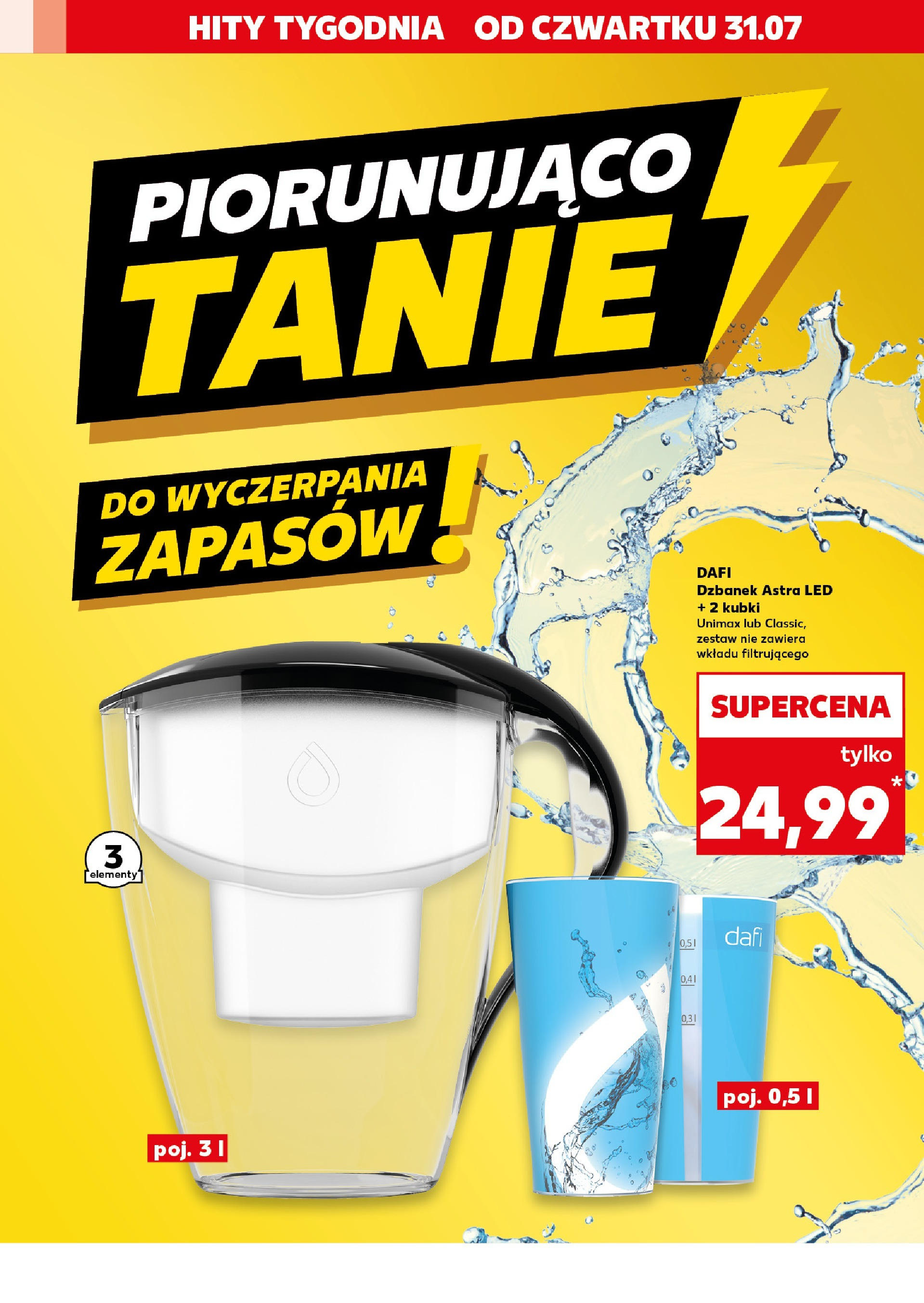 Kaufland gazetka - Mega okazje (31.07.2025) - od jutra | Strona: 2 | Produkty: Dzbanek Kaufland gazetka - Mega okazje od 31.07.2025 - od jutra PDF | Strona: 2 | Produkty: Dzbanek