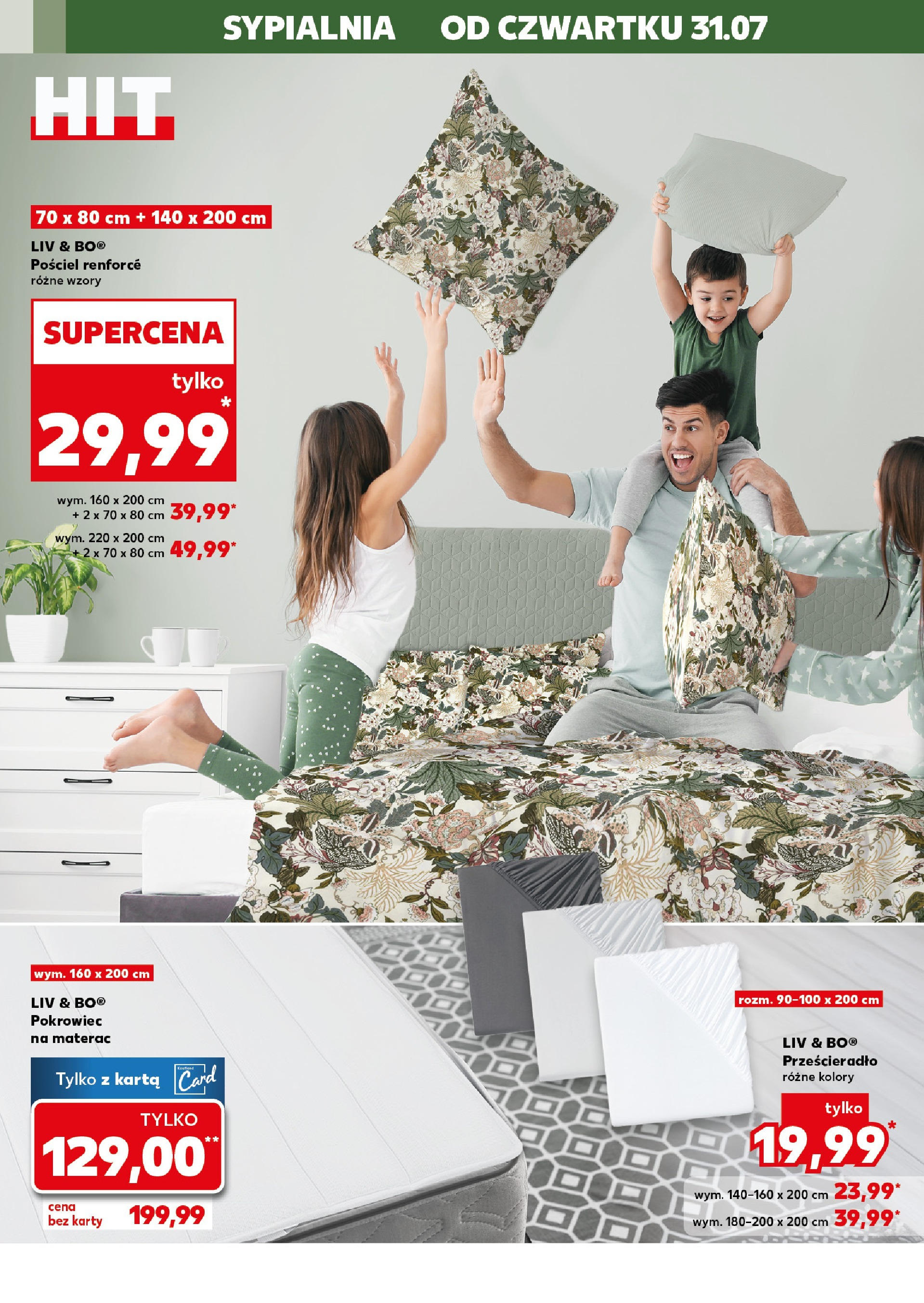 Kaufland gazetka - Mega okazje (31.07.2025) - od jutra | Strona: 4 | Produkty: Pościel, Karta, Materac Kaufland gazetka - Mega okazje od 31.07.2025 - od jutra PDF | Strona: 4 | Produkty: Pościel, Karta, Materac