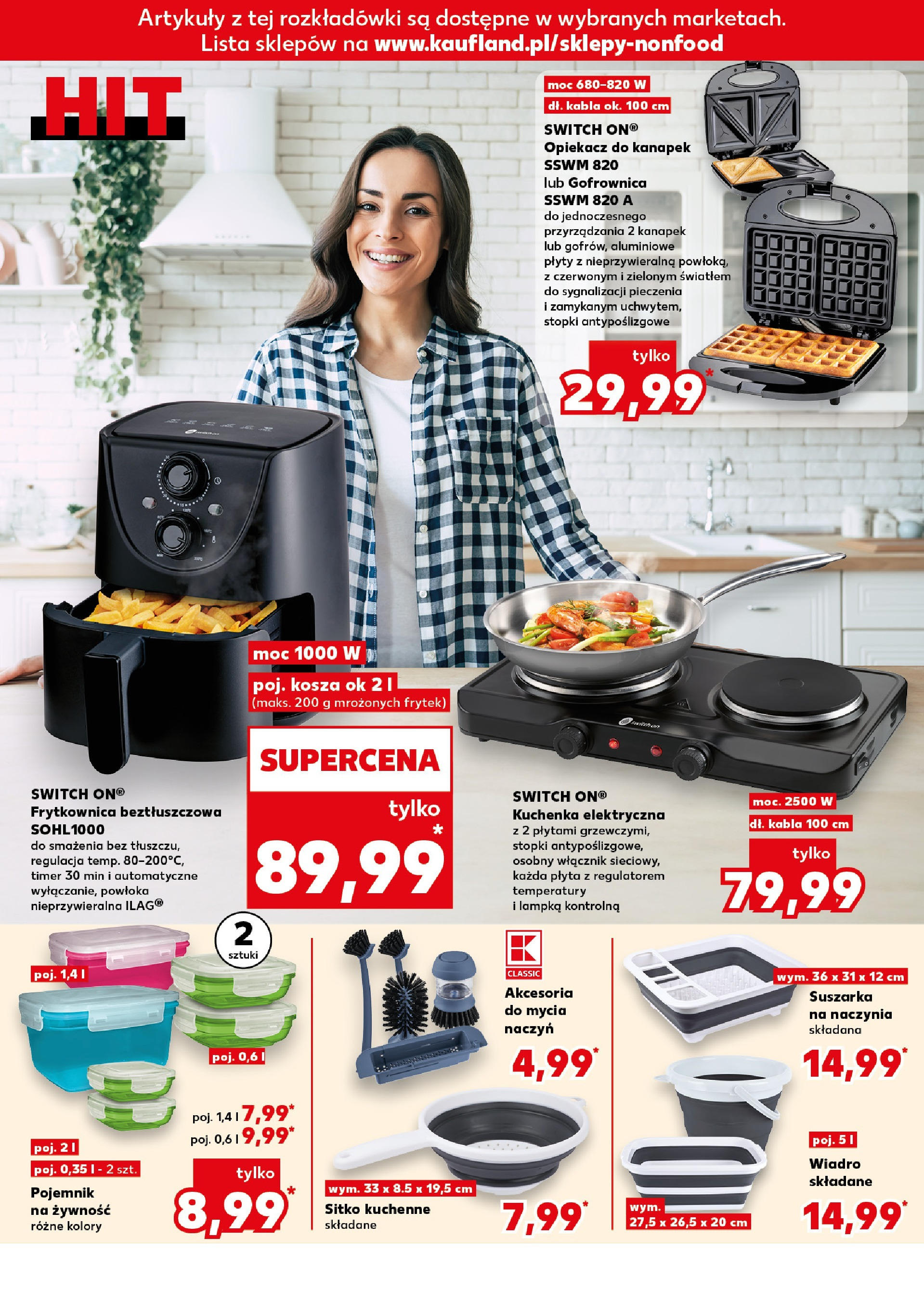 Kaufland gazetka - Mega okazje (31.07.2025) - od jutra | Strona: 8 | Produkty: Plyty, Opiekacz do kanapek, Gofrownica, Frytkownica beztłuszczowa Kaufland gazetka - Mega okazje od 31.07.2025 - od jutra PDF | Strona: 8 | Produkty: Plyty, Opiekacz do kanapek, Gofrownica, Frytkownica beztłuszczowa