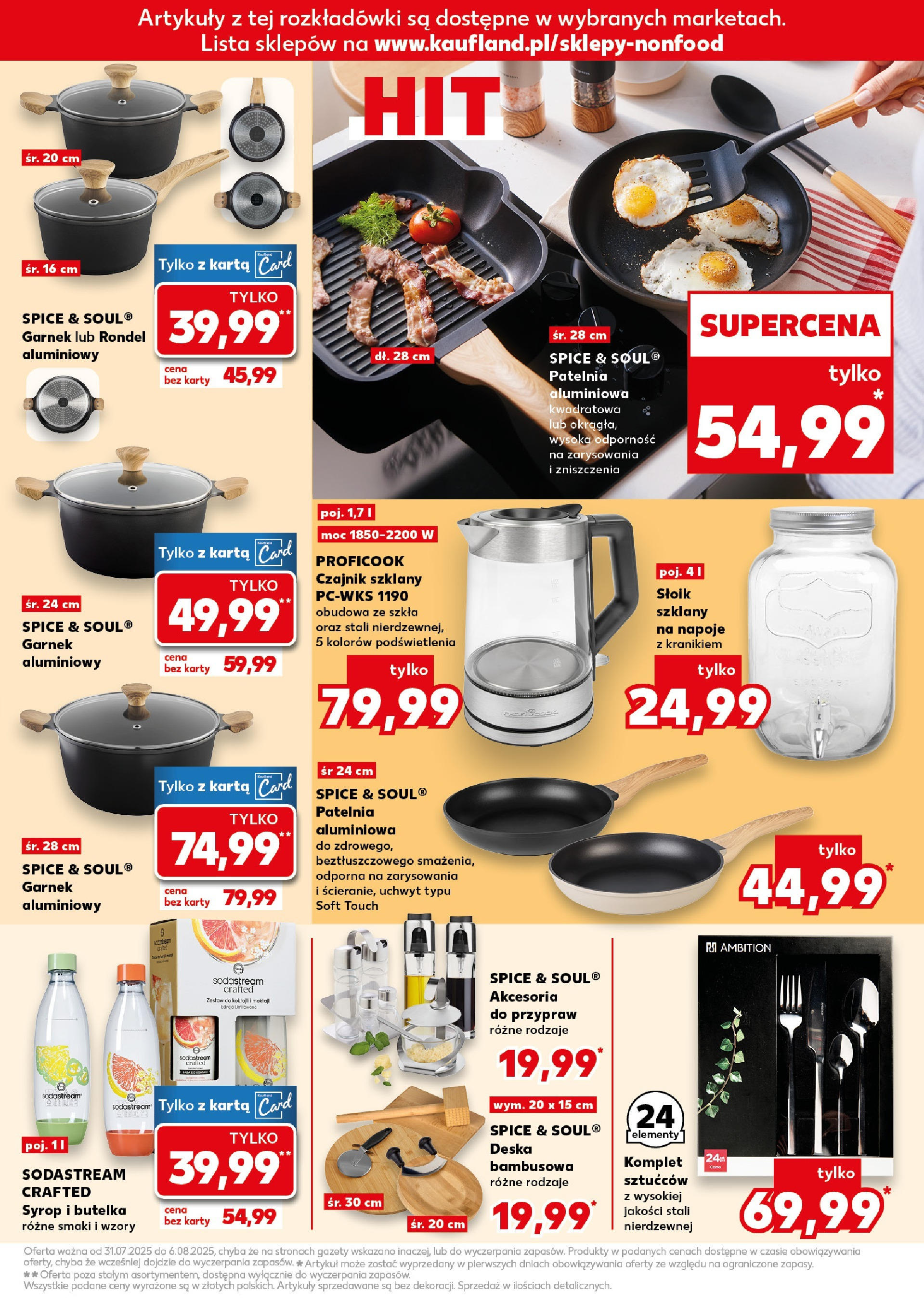 Kaufland gazetka - Mega okazje (31.07.2025) - od jutra | Strona: 9 | Produkty: Syrop, Czajnik, Napoje, Patelnia Kaufland gazetka - Mega okazje od 31.07.2025 - od jutra PDF | Strona: 9 | Produkty: Syrop, Czajnik, Napoje, Patelnia