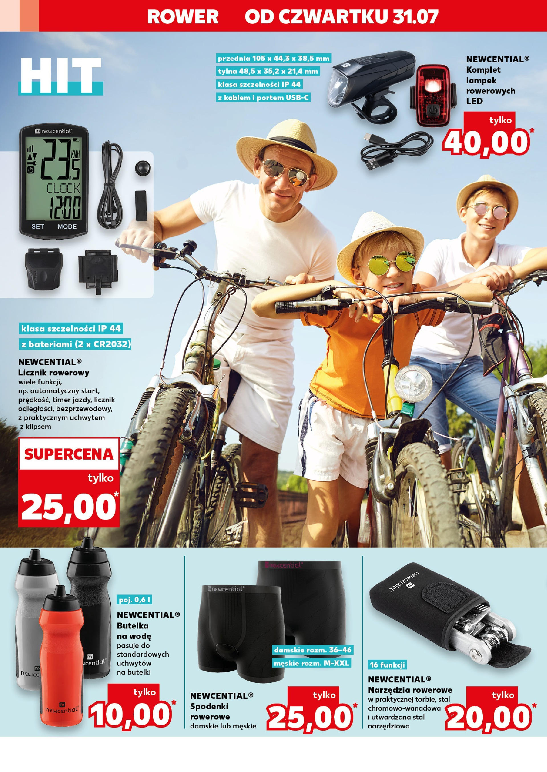 Kaufland gazetka - Mega okazje (31.07.2025) - od jutra | Strona: 14 | Produkty: Spodenki, Rower, Licznik rowerowy Kaufland gazetka - Mega okazje od 31.07.2025 - od jutra PDF | Strona: 14 | Produkty: Spodenki, Rower, Licznik rowerowy