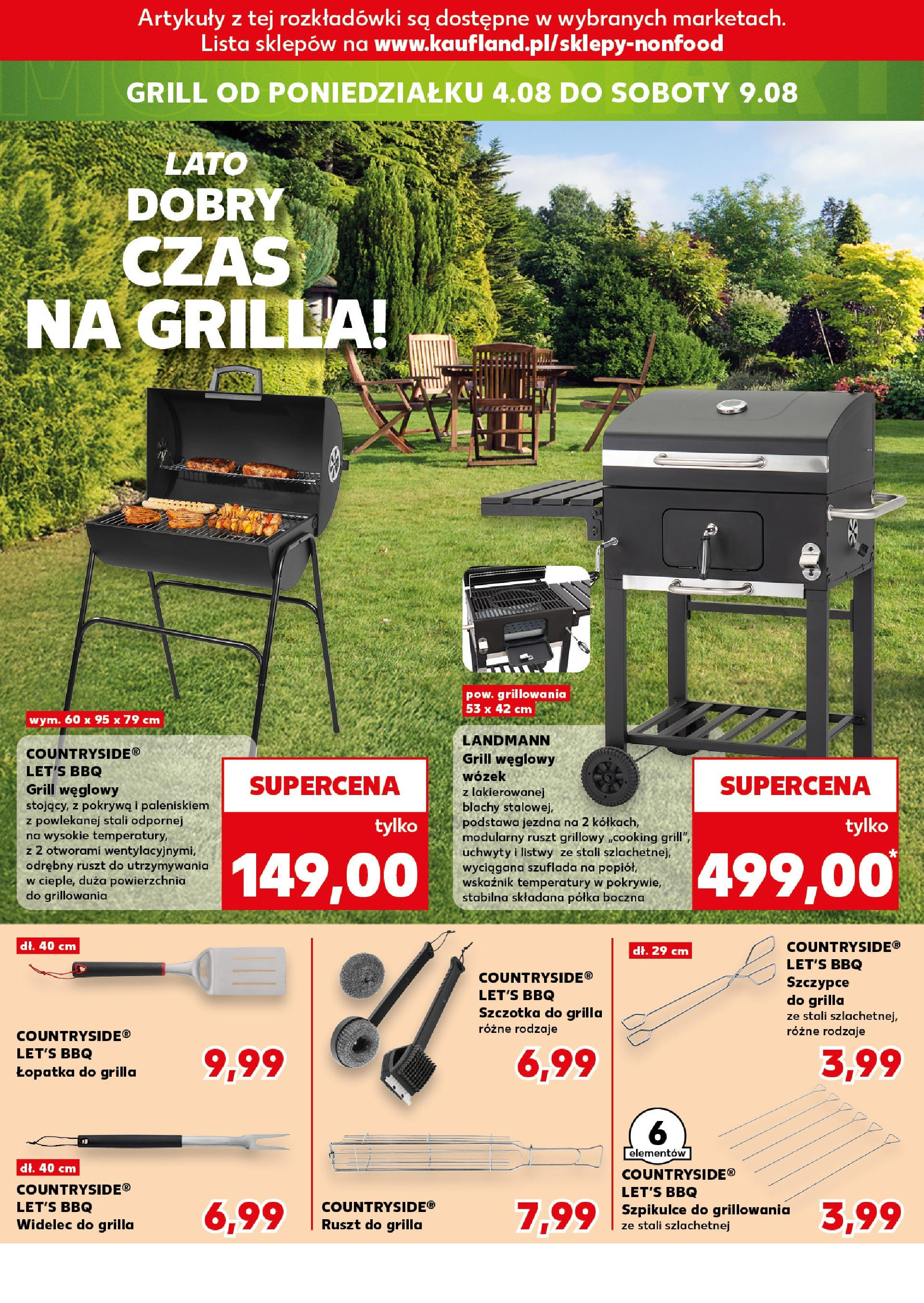 Kaufland gazetka - Mega okazje (31.07.2025) - od jutra | Strona: 18 | Produkty: Grill, Ruszt, Półka, Szczotka Kaufland gazetka - Mega okazje od 31.07.2025 - od jutra PDF | Strona: 18 | Produkty: Grill, Ruszt, Półka, Szczotka