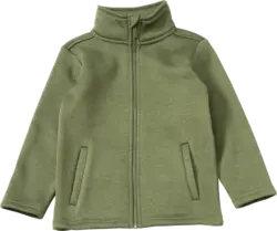 PUSBLU Jacke aus Strickfleece, grün, Gr. 128