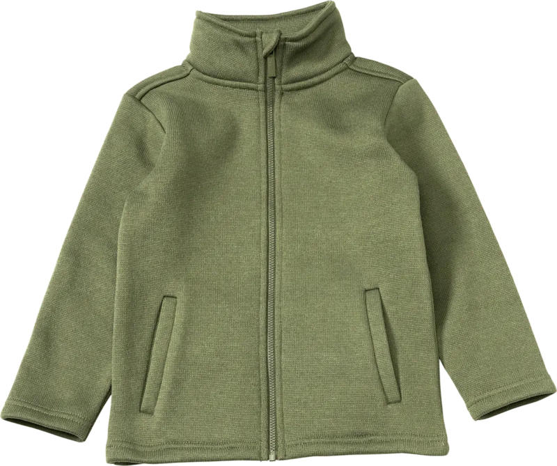 PUSBLU Jacke aus Strickfleece, grün, Gr. 116
