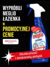 Meglio Łazienka dostępne w sklepach Rossmann