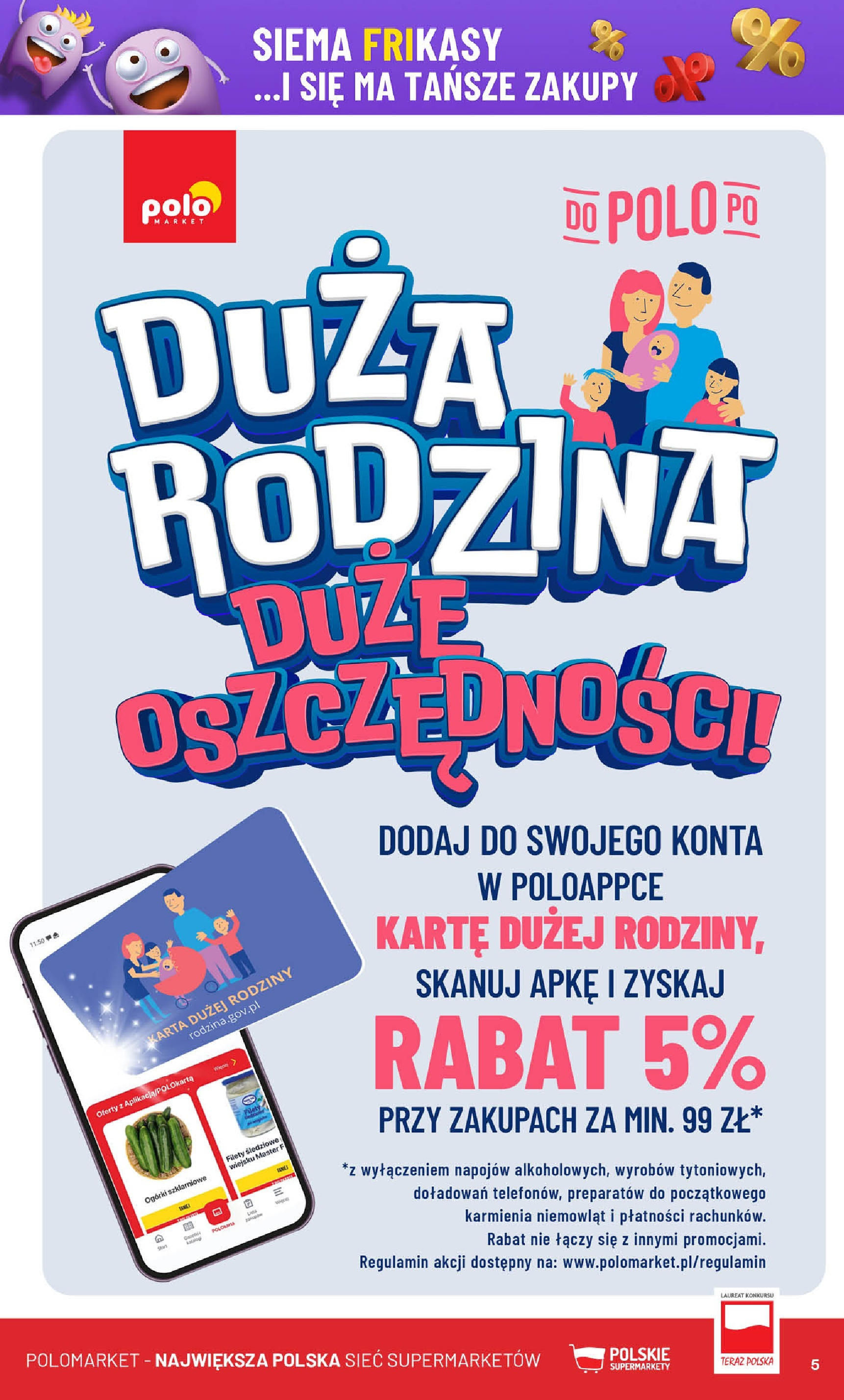 POLOmarket gazetka od jutra (30.07.2025) | Nowa PDF | Strona: 5 | Produkty: Karta, Ogórki POLOmarket gazetka od jutra (30.07.2025) - Nowa PDF | Strona: 5 | Produkty: Karta, Ogórki