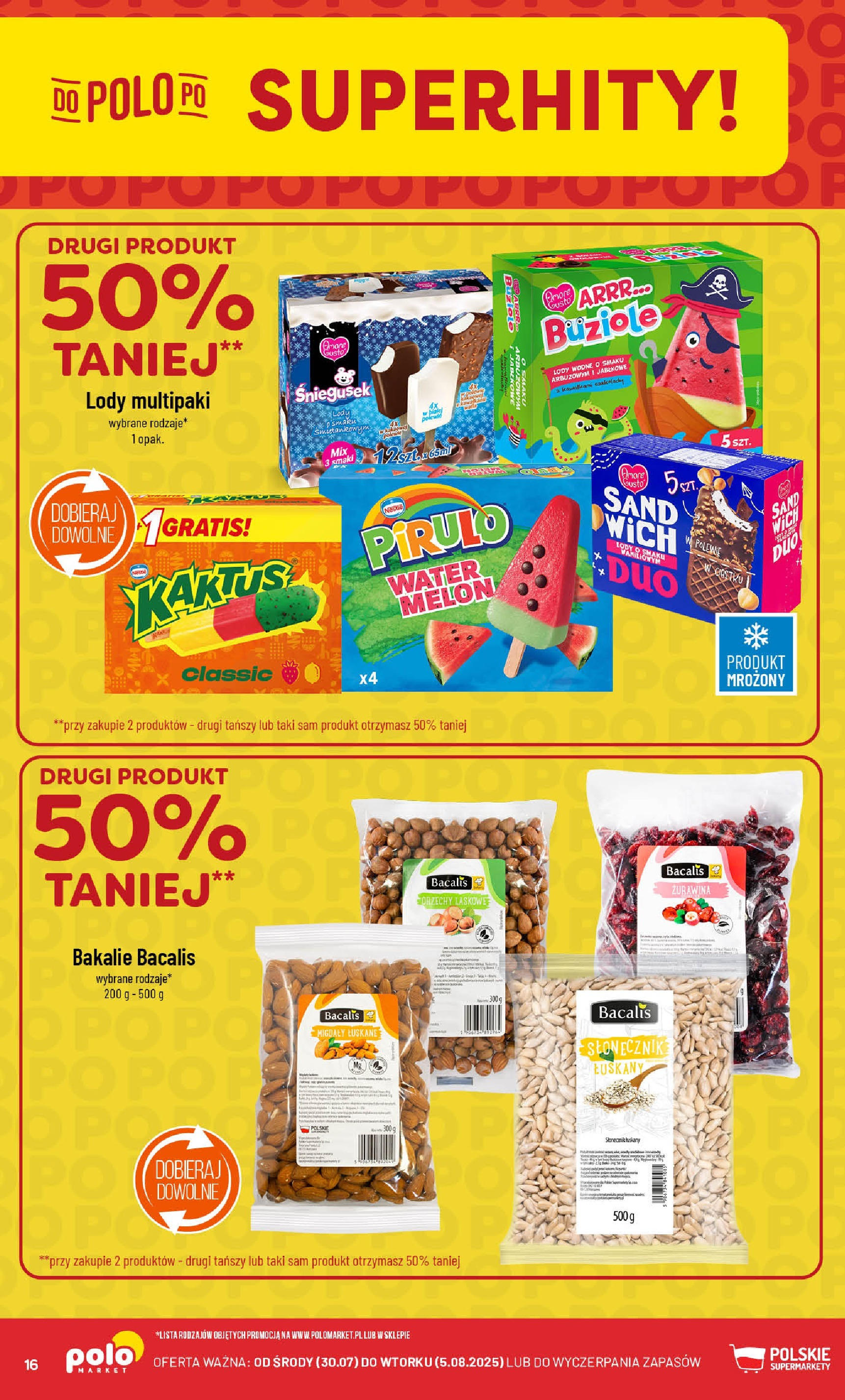 POLOmarket gazetka od jutra (30.07.2025) | Nowa PDF | Strona: 16 | Produkty: Melon, Żurawina, Słonecznik, Słonecznik łuskany POLOmarket gazetka od jutra (30.07.2025) - Nowa PDF | Strona: 16 | Produkty: Melon, Żurawina, Słonecznik, Słonecznik łuskany