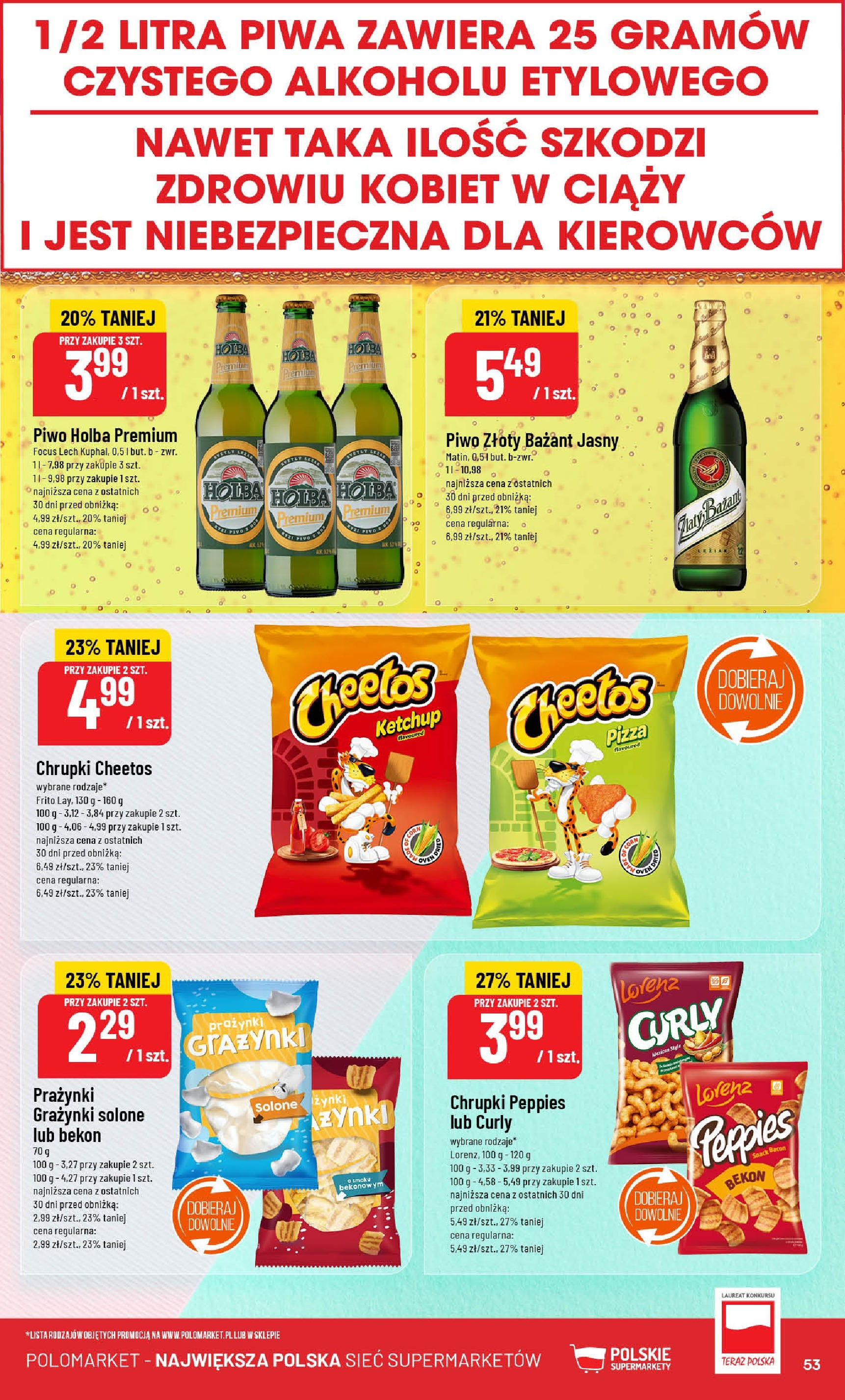 POLOmarket gazetka od jutra (30.07.2025) | Nowa PDF | Strona: 53 | Produkty: Ketchup, Chrupki, Bekon, Pizza POLOmarket gazetka od jutra (30.07.2025) - Nowa PDF | Strona: 53 | Produkty: Ketchup, Chrupki, Bekon, Pizza